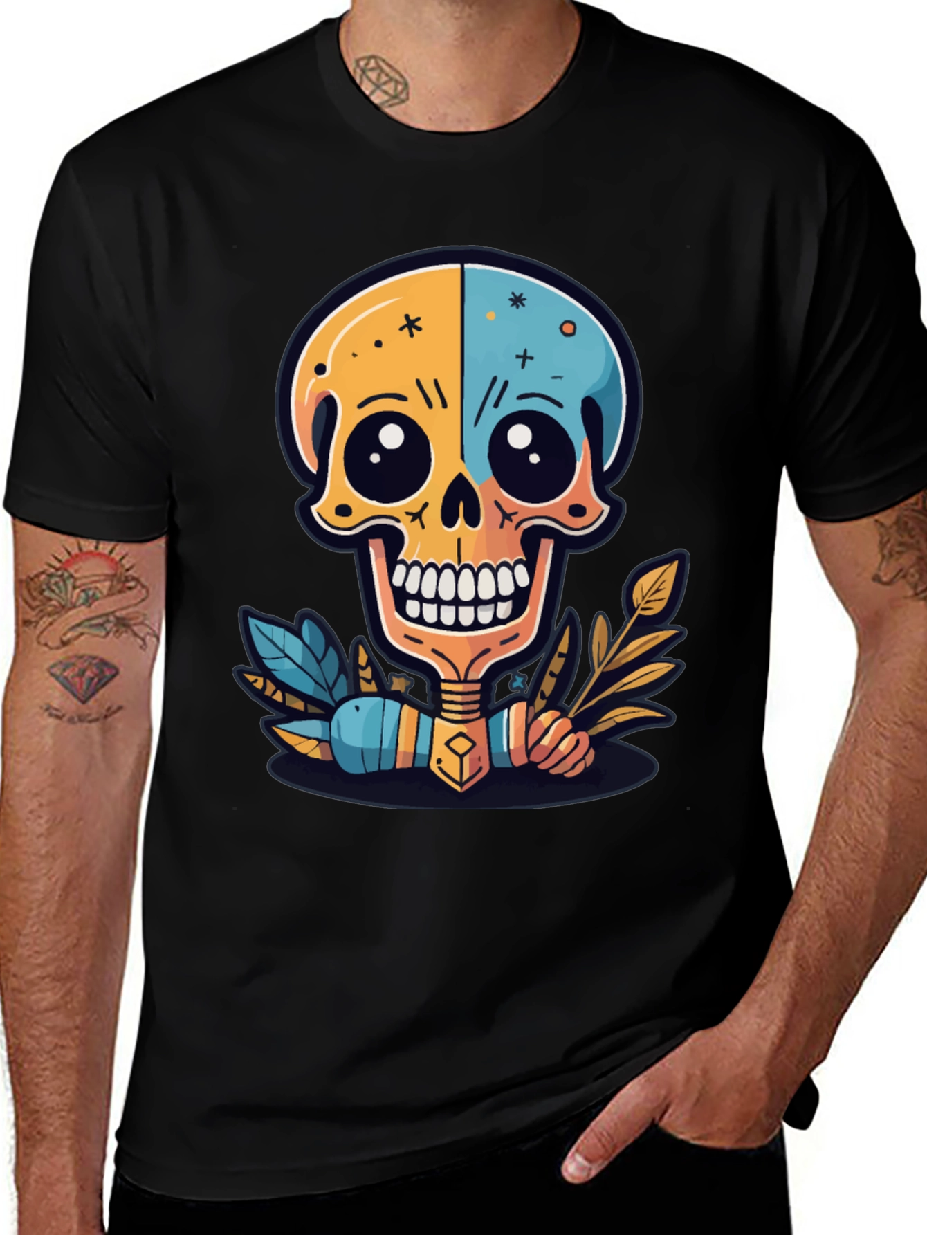 Cute Skull Graphic Tee