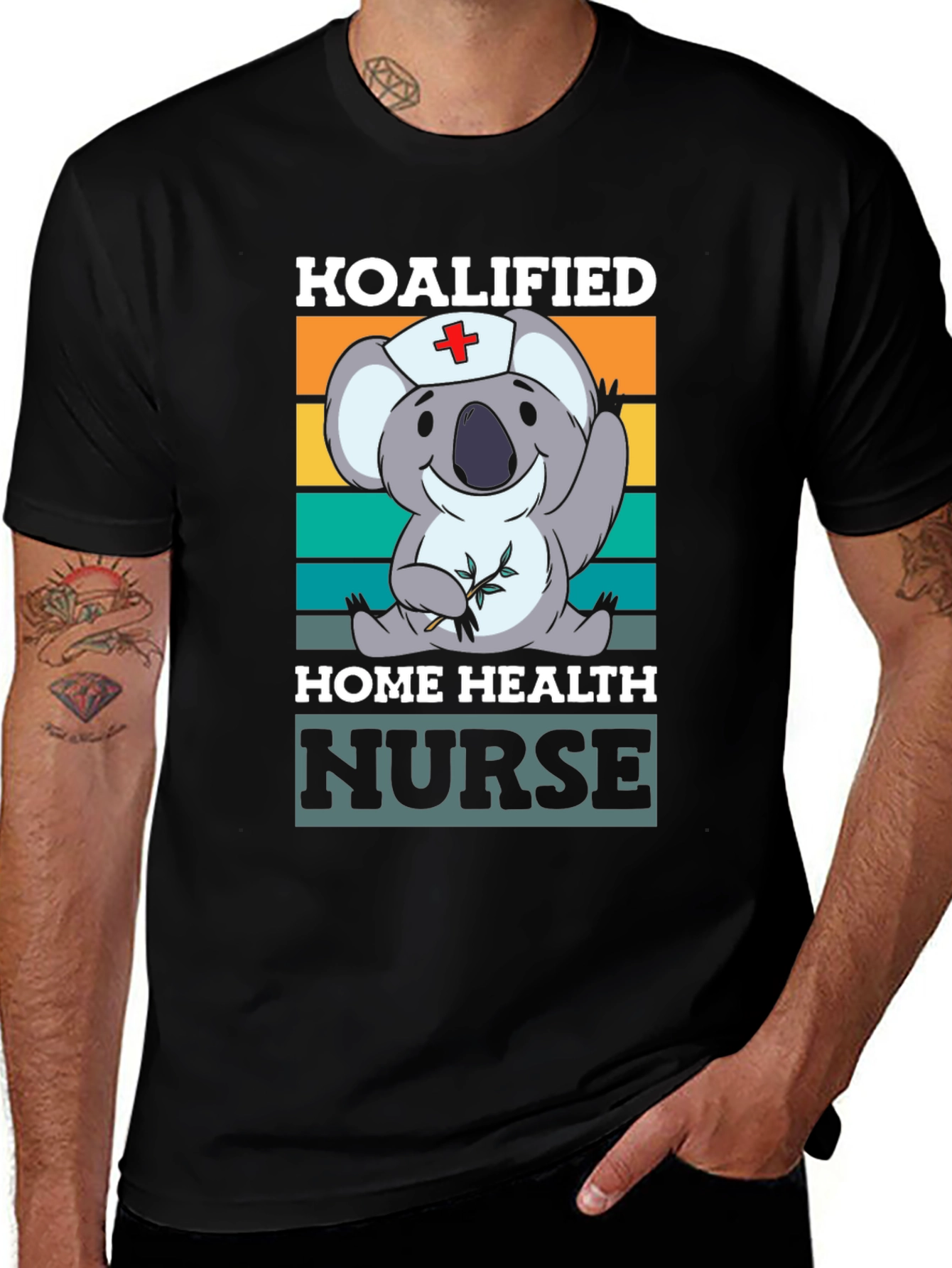 Variant 29 of Koalified Home Health Nurse Graphic T-Shirt