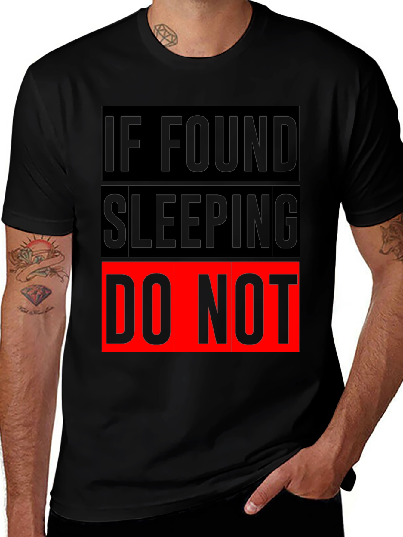 Variant 12 of Funny Sleeping T-Shirt - Do Not Disturb