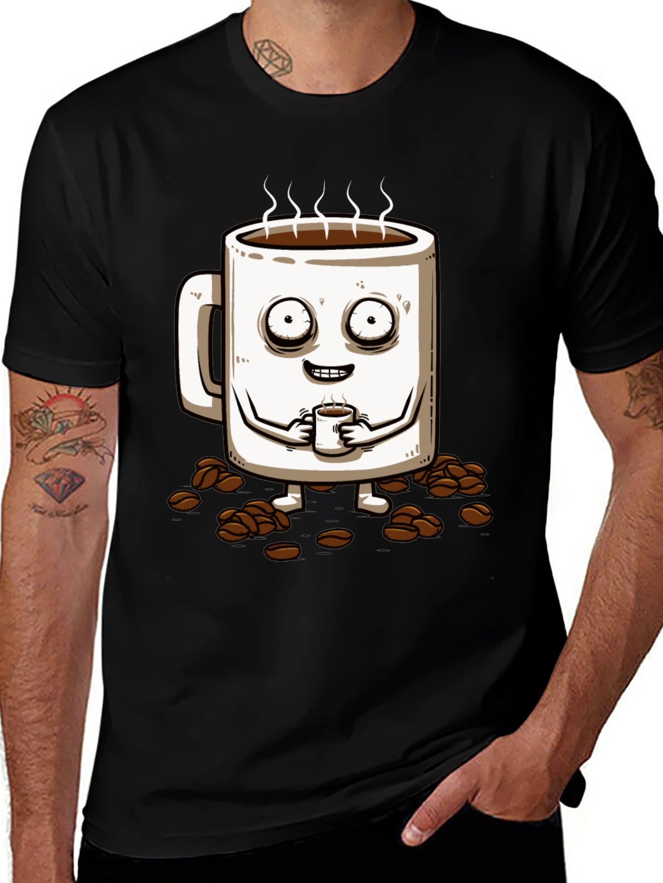 Coffee Mug T-Shirt - Funny Coffee Lover Tee