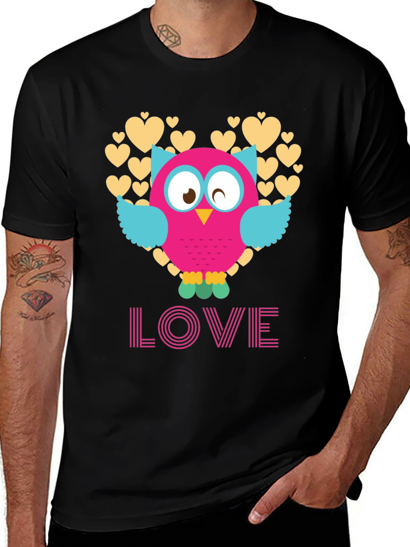 Variant 4 of Love Owl T-Shirt - Cute Valentine's Day Tee