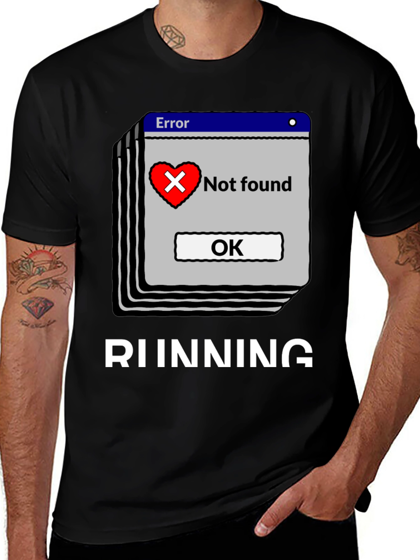 Variant 13 of Error: Heart Not Found T-Shirt