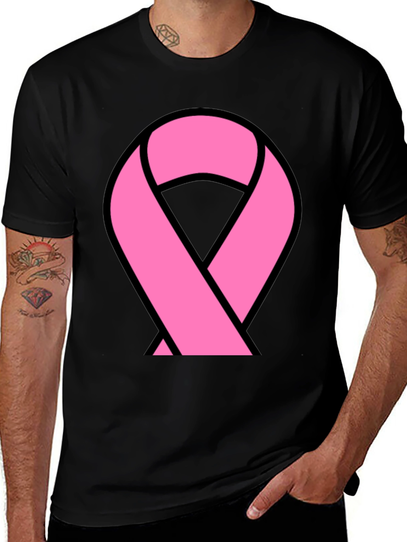 Variant 25 of Awareness Ribbon T-Shirt - Support the Cause