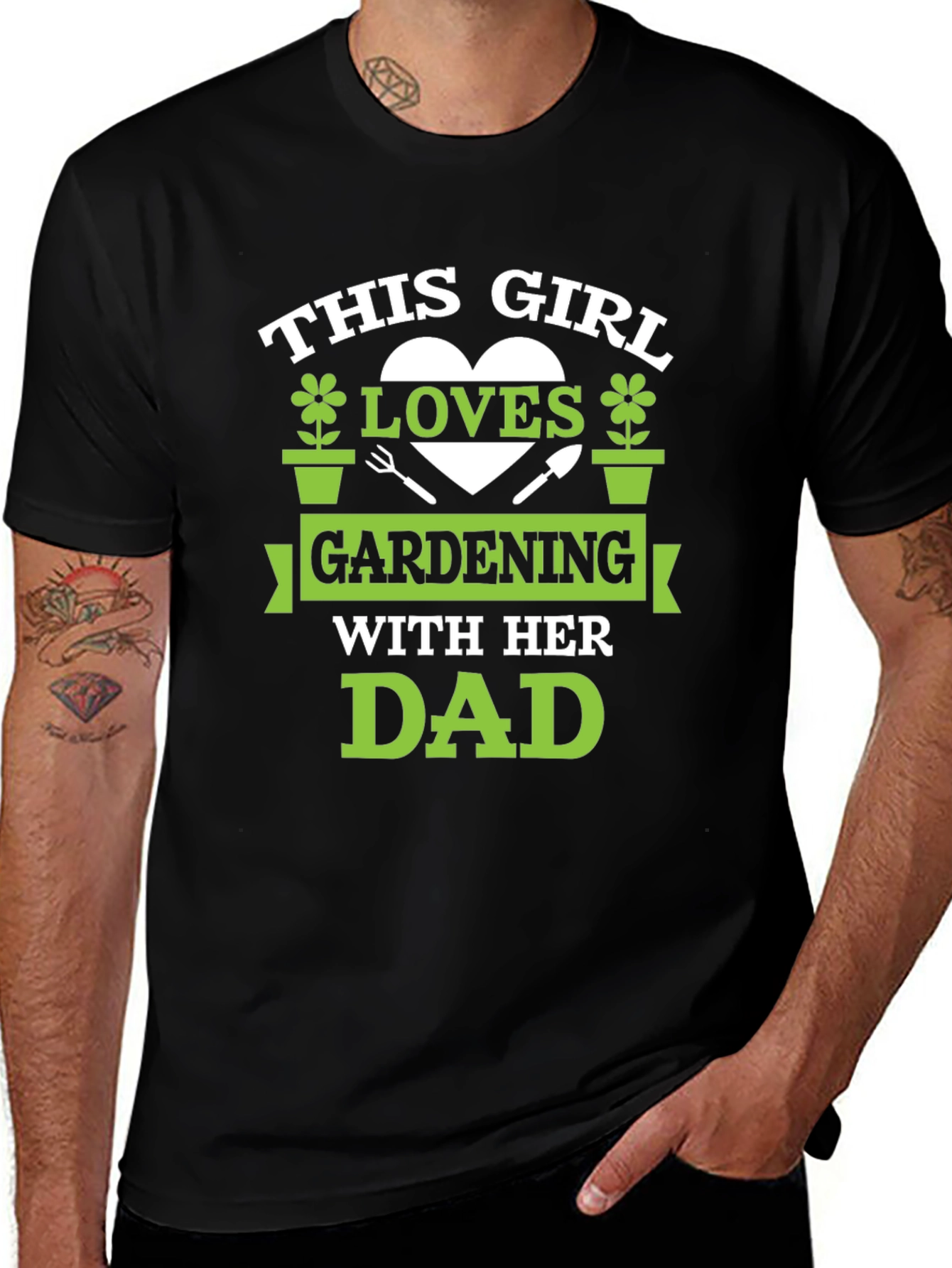 Variant 13 of This Girl Loves Gardening with Her Dad T-Shirt