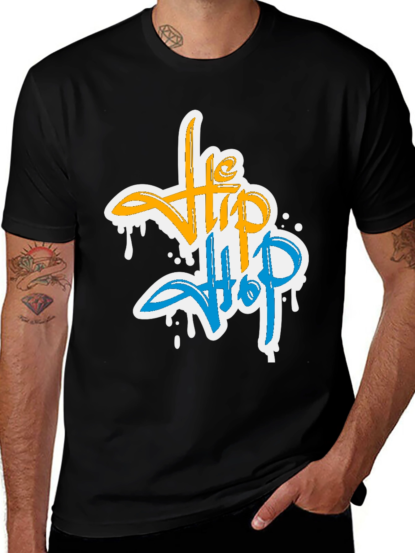 Variant 4 of Hip Hop Graffiti Style T-Shirt - Cool Urban Design