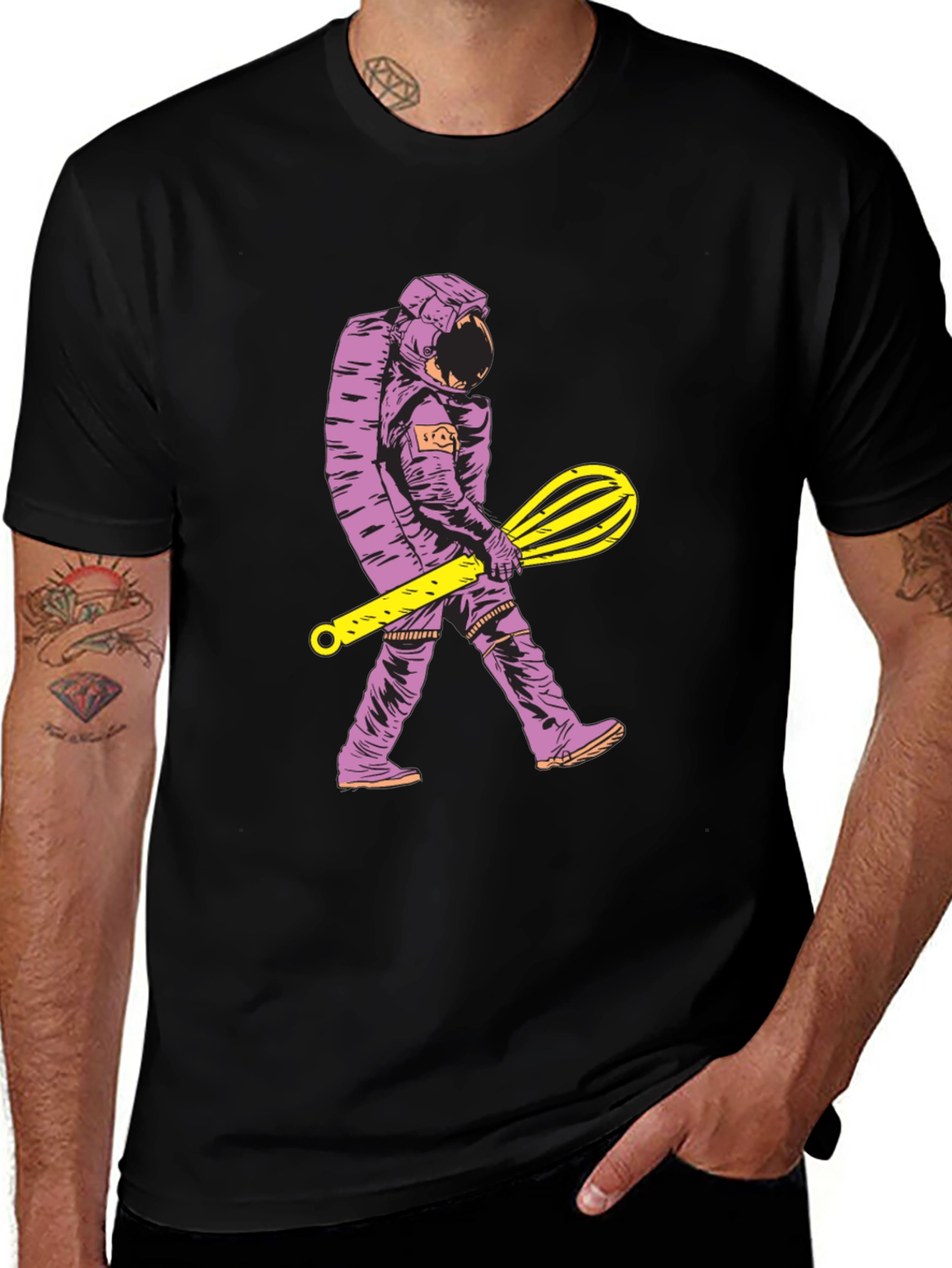Variant 29 of Astronaut Chef T-Shirt - Space Baker Novelty Tee