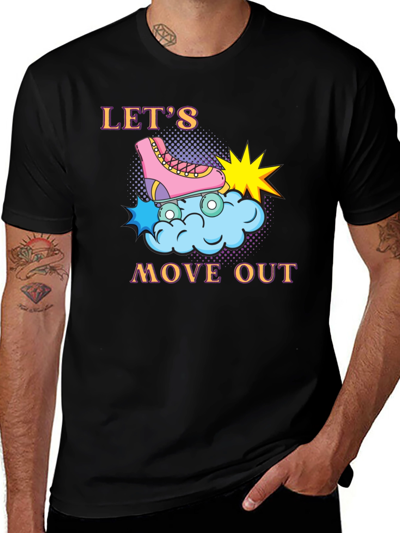 Variant 2 of Let's Move Out Graphic T-Shirt