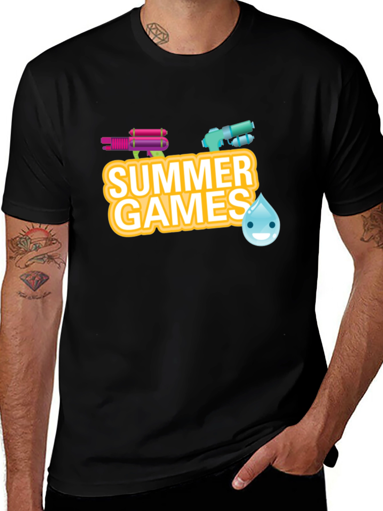 Variant 7 of Summer Games T-Shirt - Fun & Festive Design
