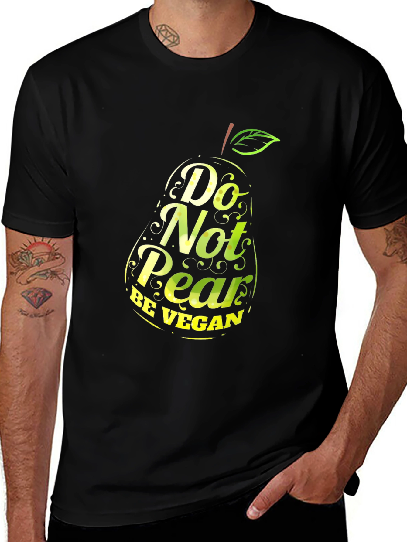 Variant 28 of Do Not Pear Be Vegan Graphic Tee