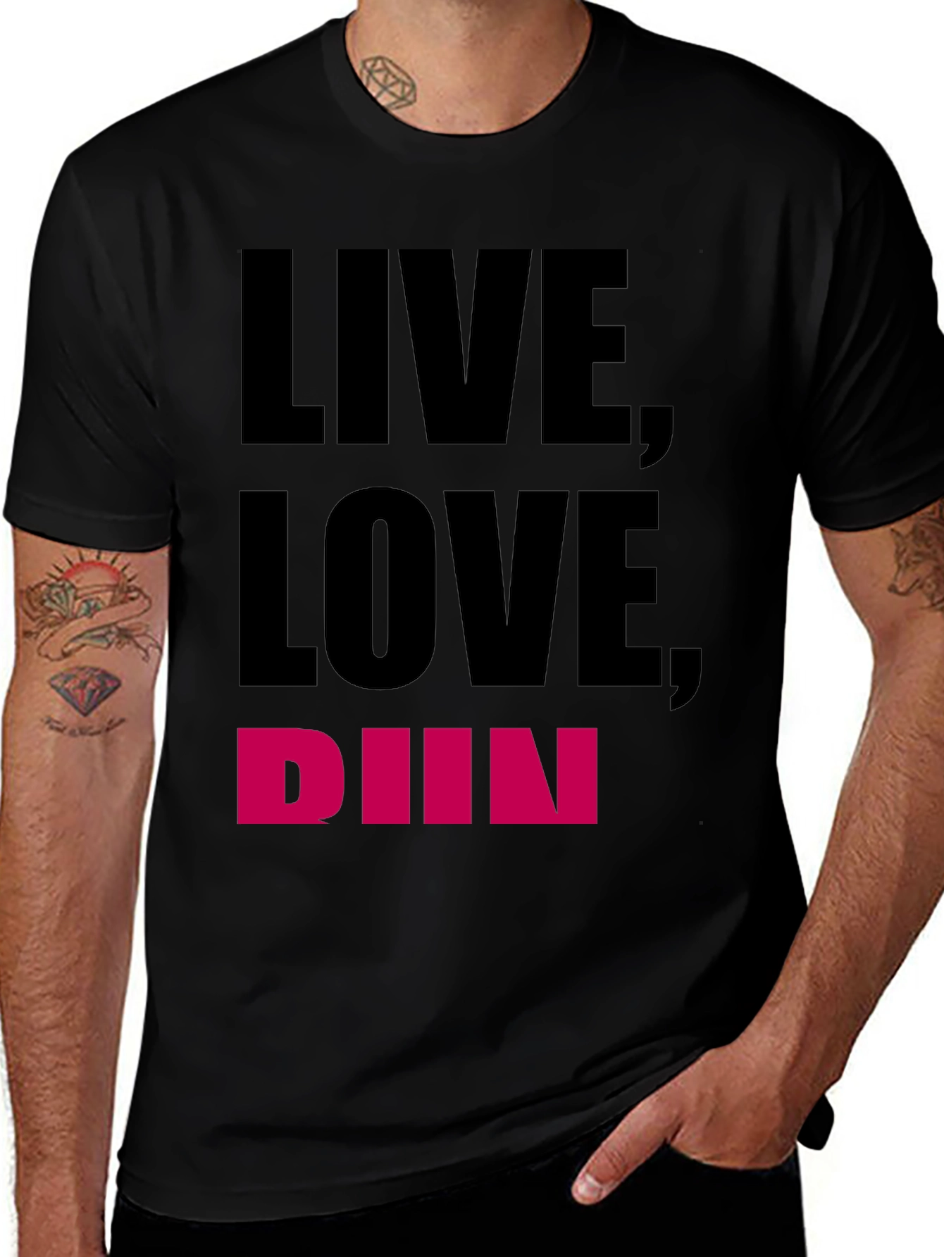 Variant 30 of Live, Love, DIIN T-Shirt