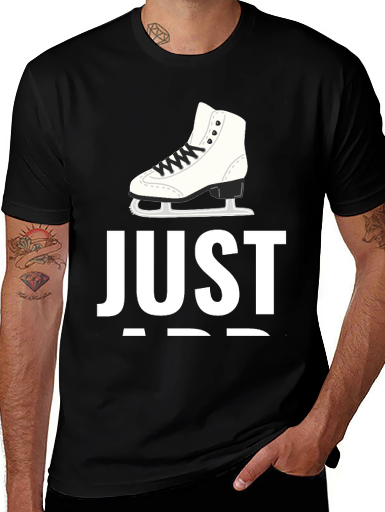 Variant 21 of Just Add Ice - Skating T-Shirt