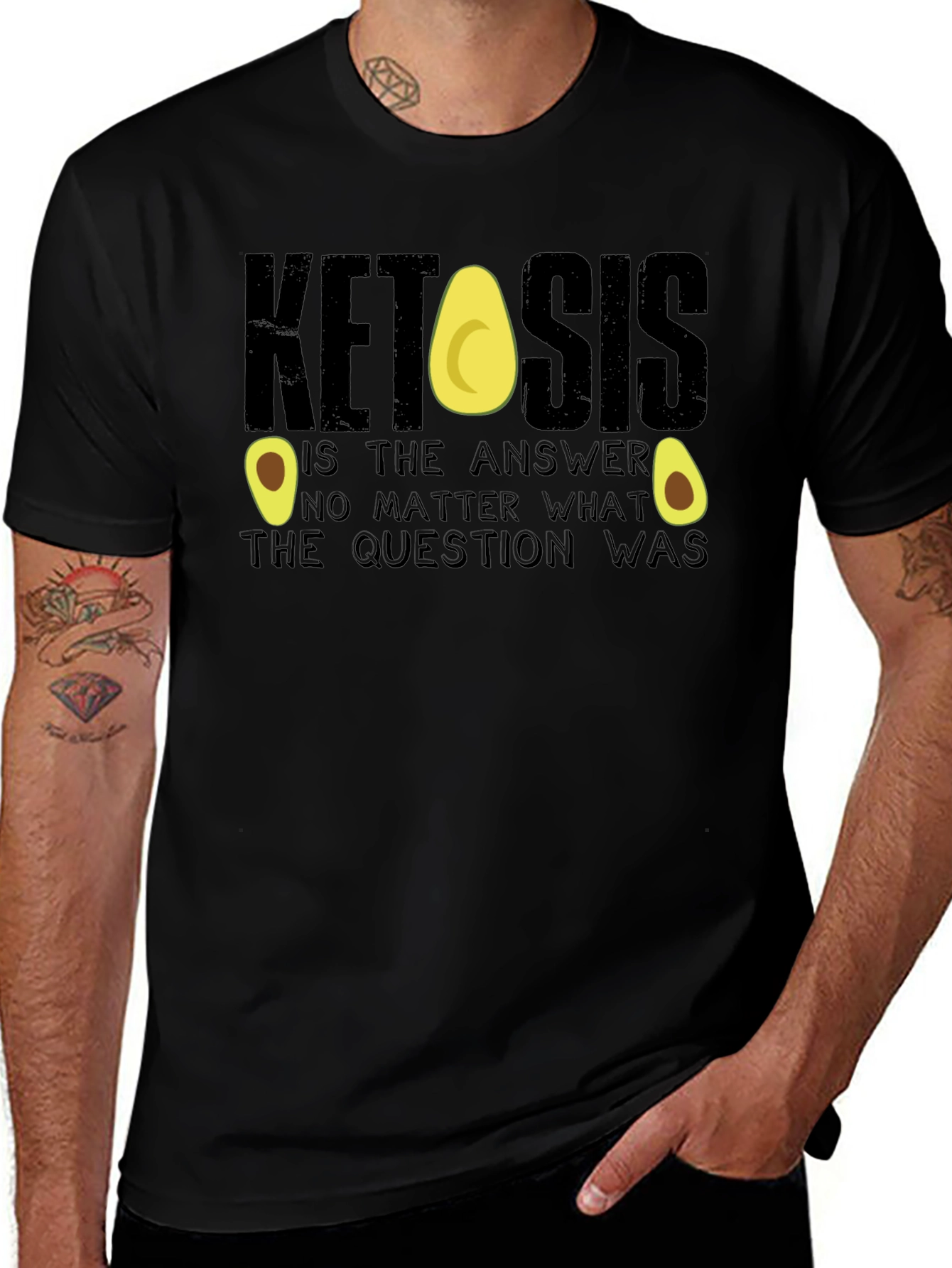 Variant 2 of Ketosis Avocado Graphic Tee - Answer T-Shirt