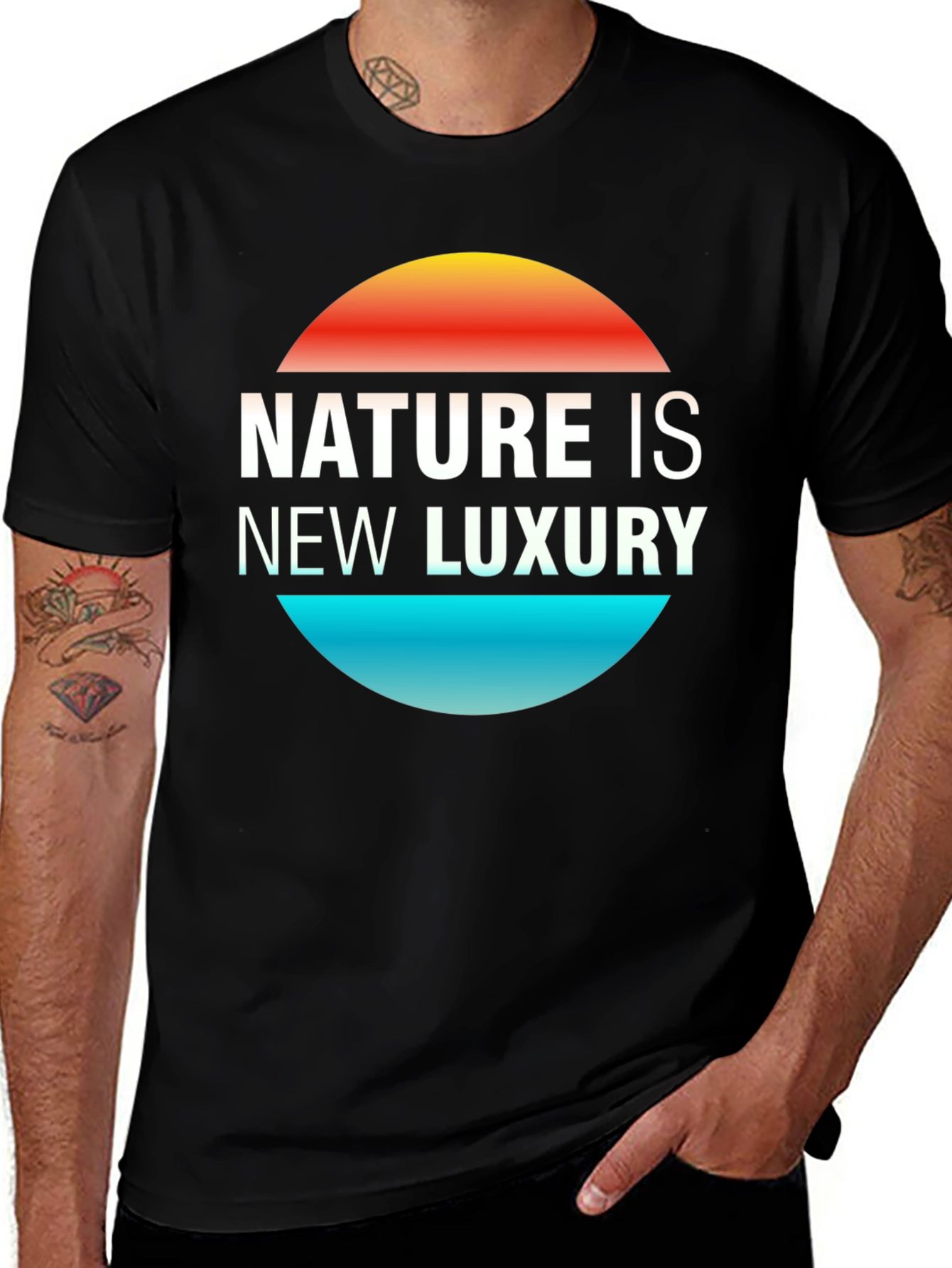 Variant 10 of Nature is New Luxury Graphic Tee