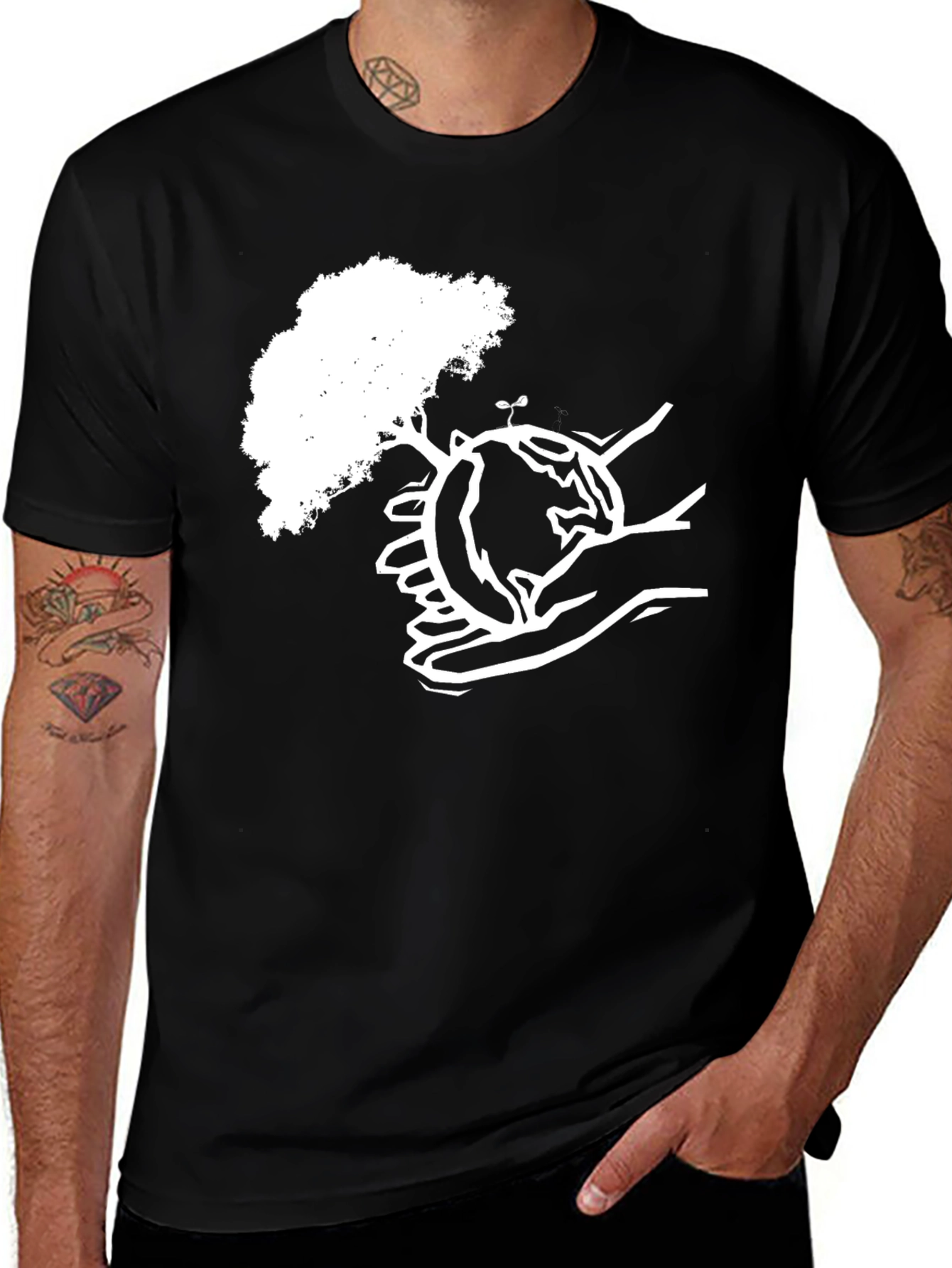 Variant 13 of Eco-Friendly Graphic Tee