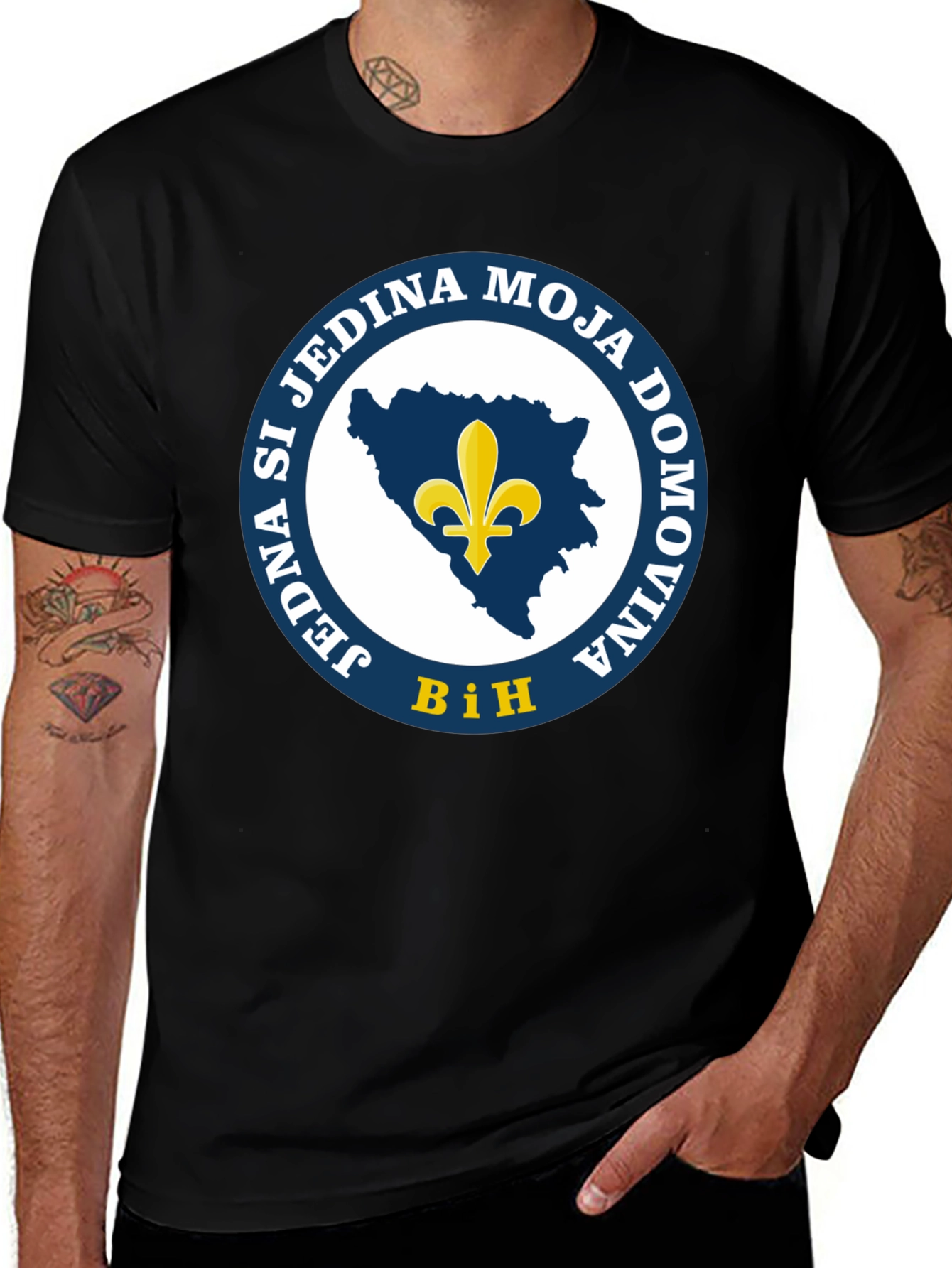 Bosnia & Herzegovina Pride T-Shirt - Jedina Moja Domovina 