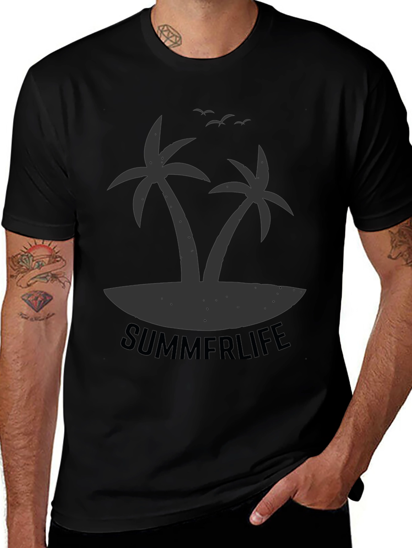 Summerlife Palm Tree Graphic Tee