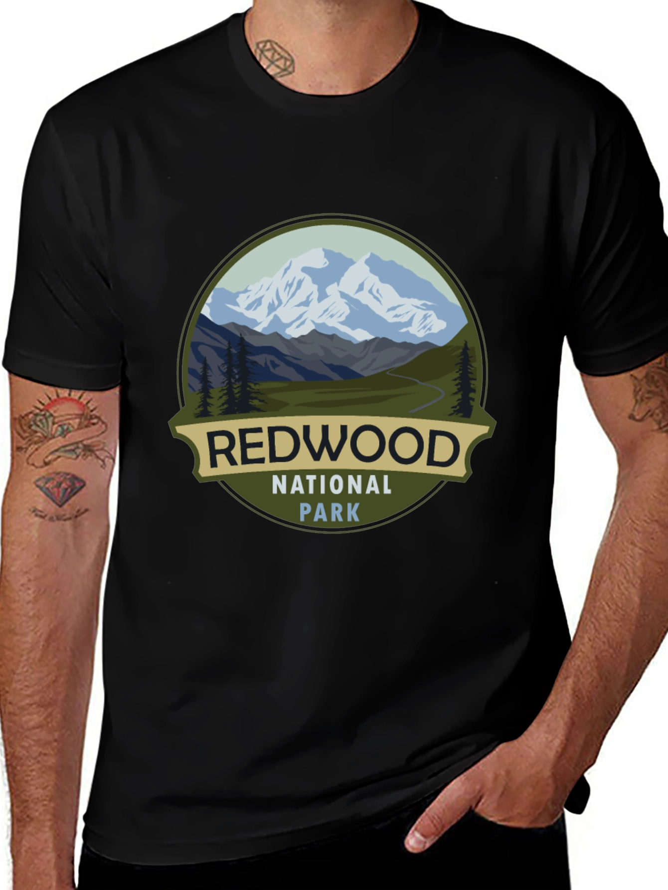 Variant 20 of Redwood National Park Graphic T-Shirt