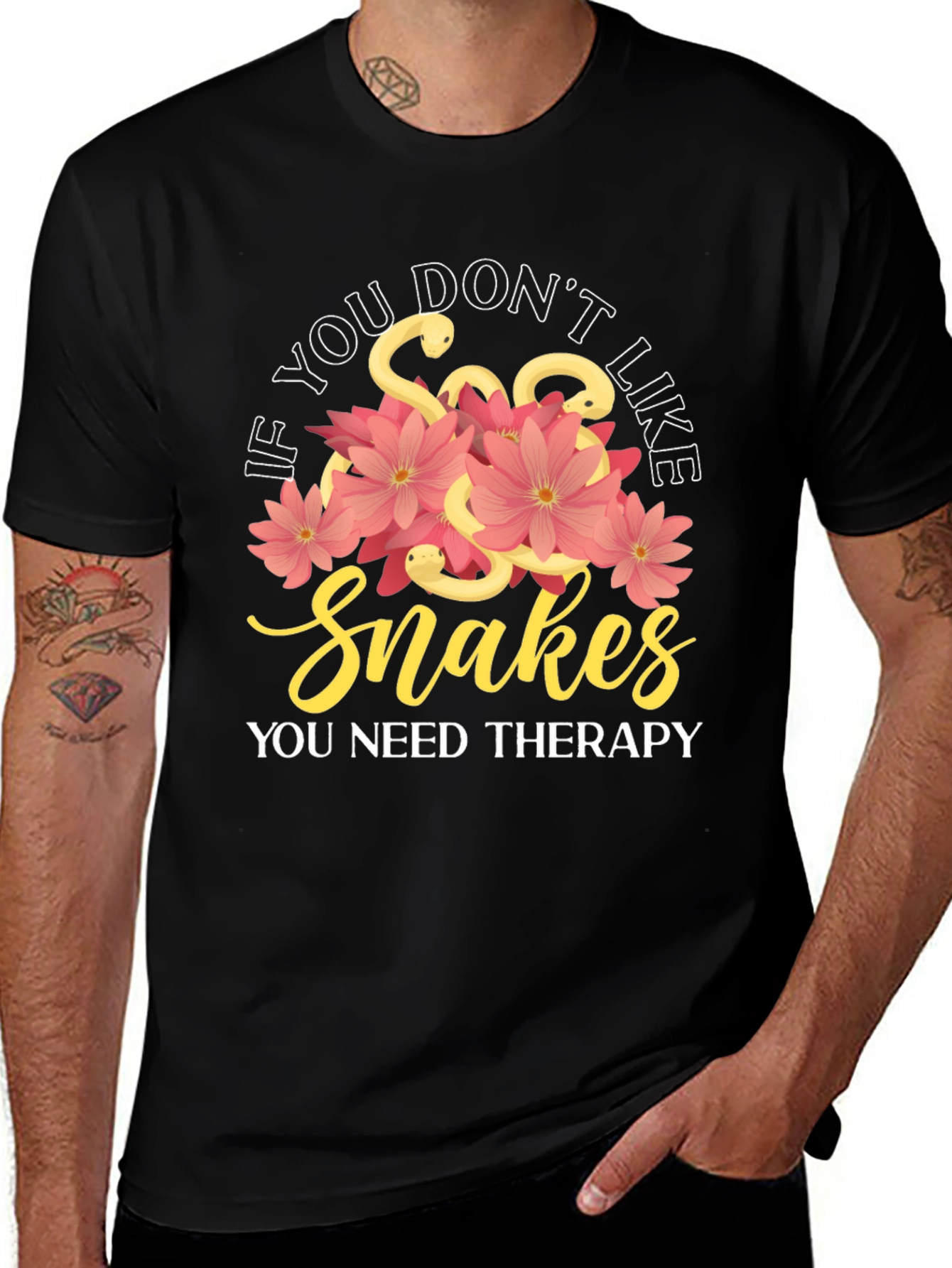 Variant 6 of Snakes Lover T-Shirt - Therapy Apparel