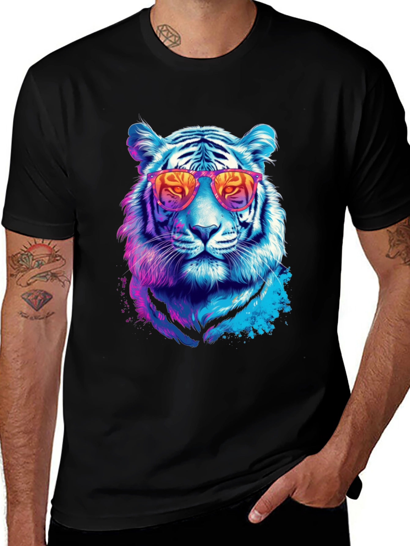 Variant 2 of Cool Tiger Graphic Tee
