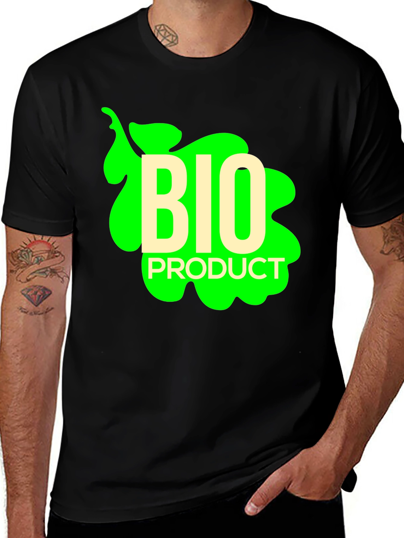 Variant 24 of Bio Product Graphic Tee - Organic Cotton T-Shirt