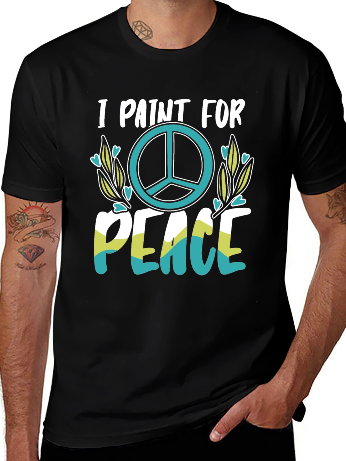 Variant 8 of I Paint For Peace Graphic Tee