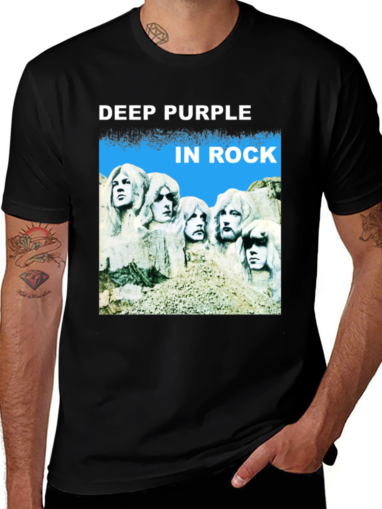 Deep Purple In Rock Album Cover T-Shirt