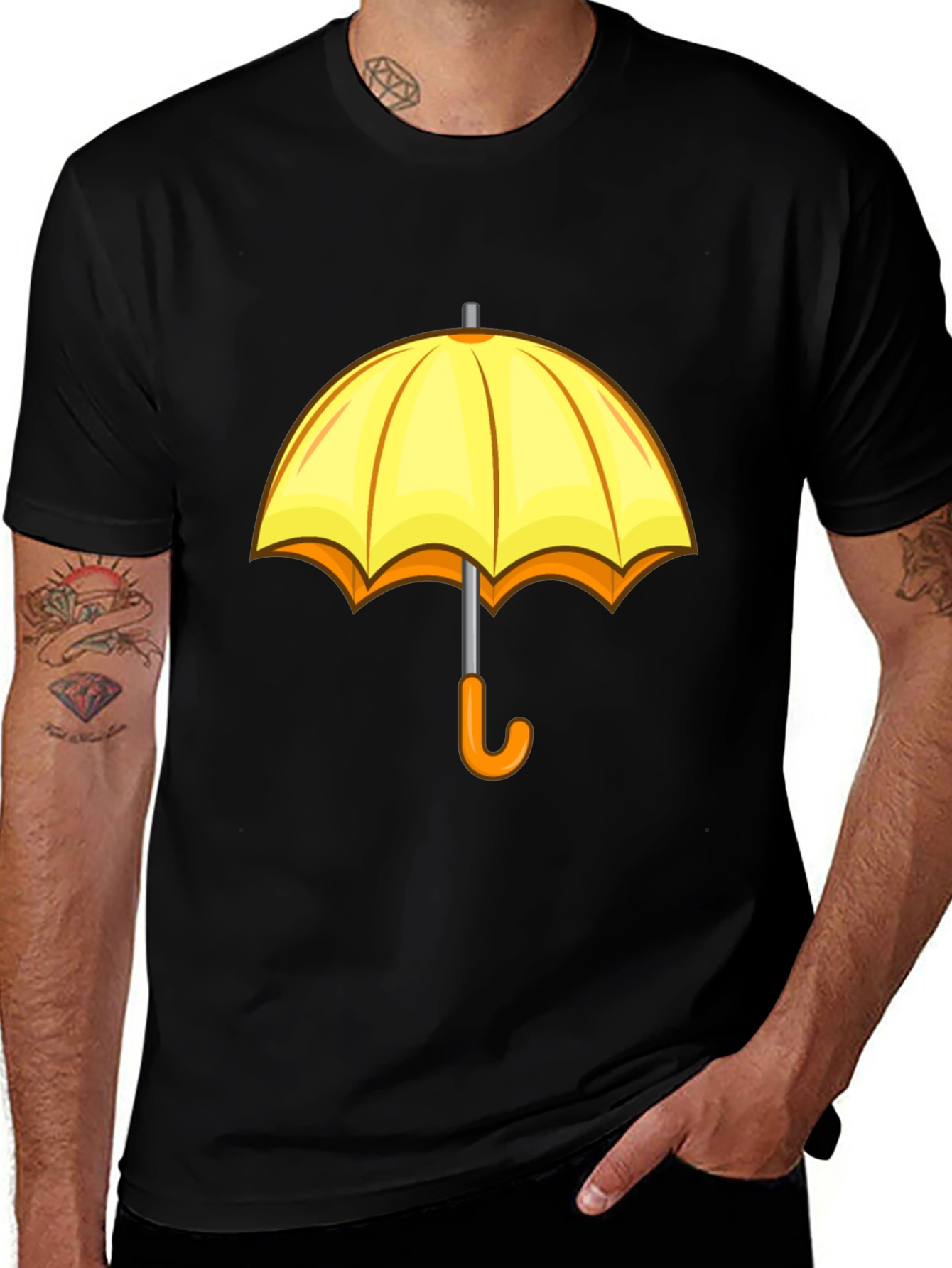 Variant 12 of Umbrella Graphic T-Shirt - Weather Ready Fashion