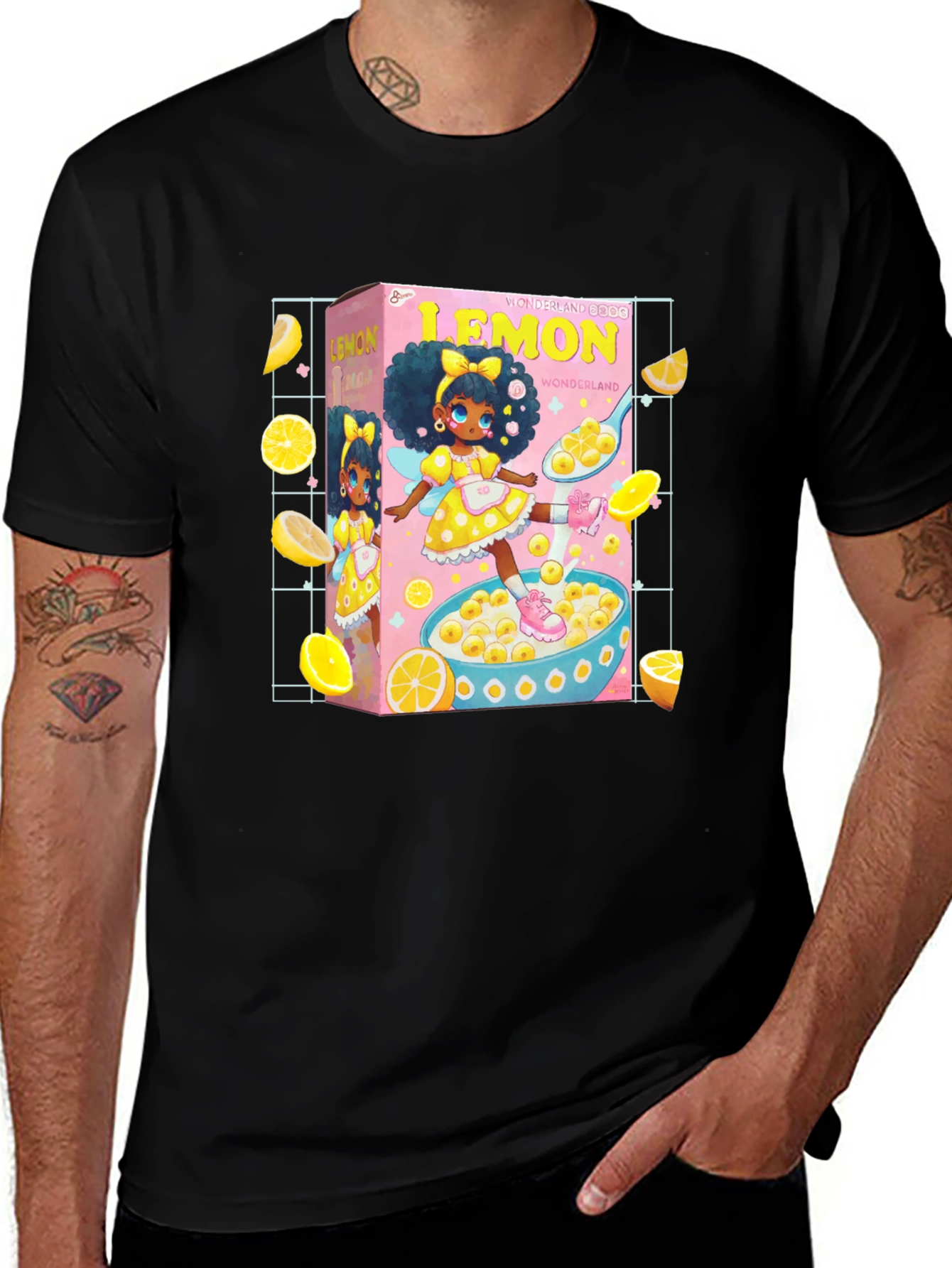 Variant 27 of Lemon Wonderland Cereal T-Shirt