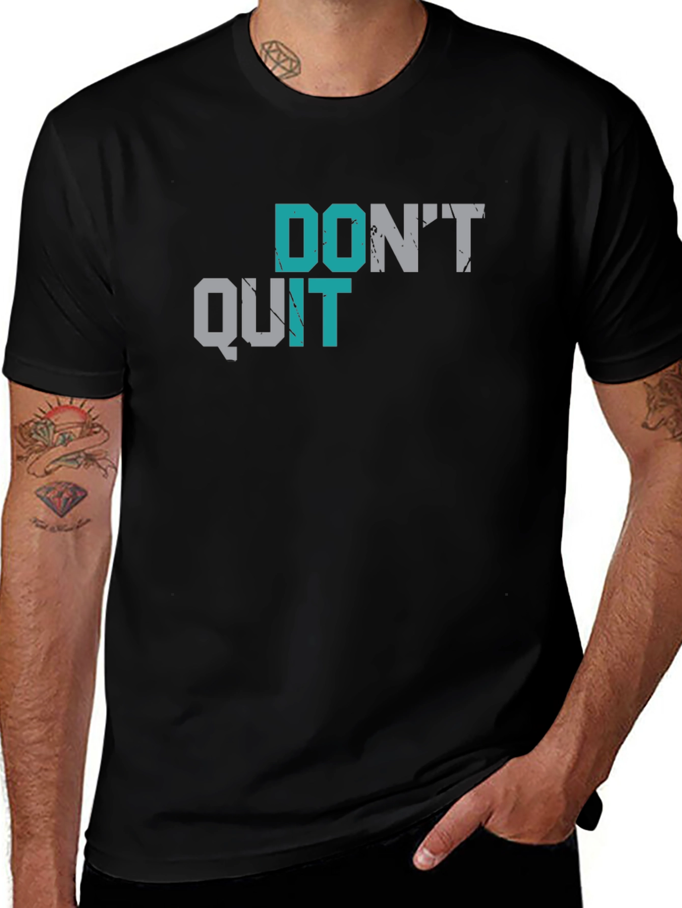 Variant 25 of Don't Quit Motivational Graphic T-Shirt