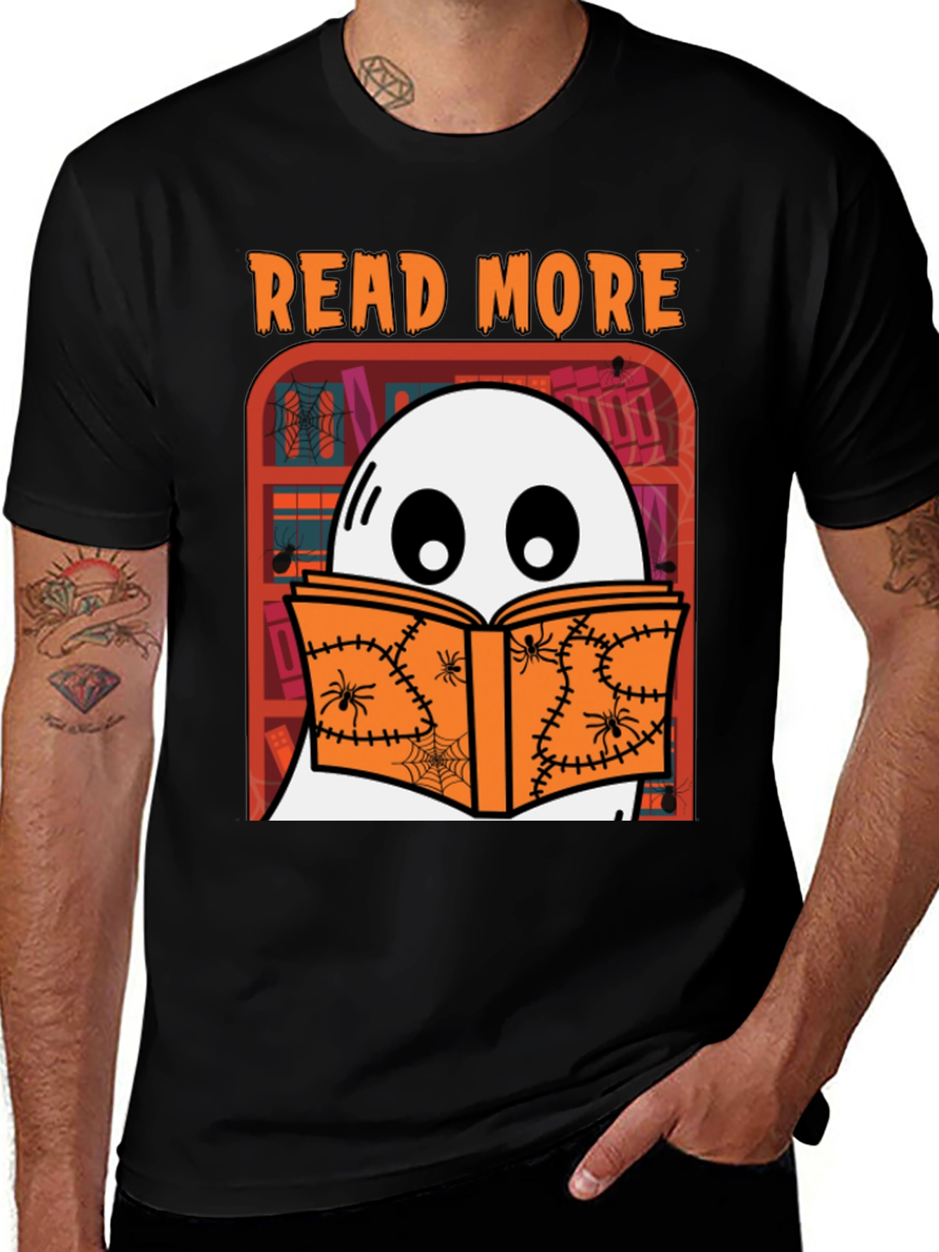 Read More Ghost Halloween T-Shirt