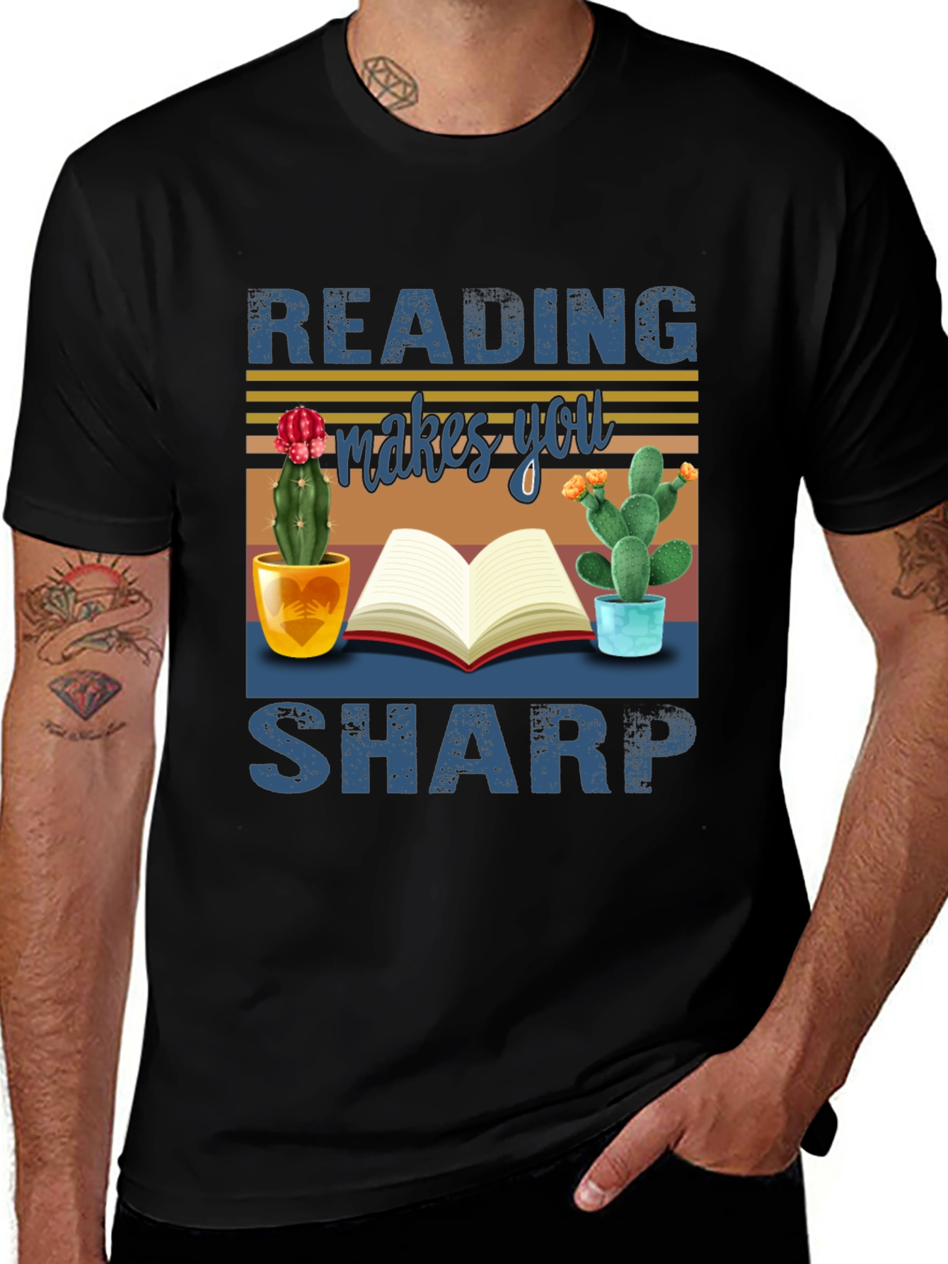 Variant 29 of Reading Makes You Sharp Unisex T-Shirt