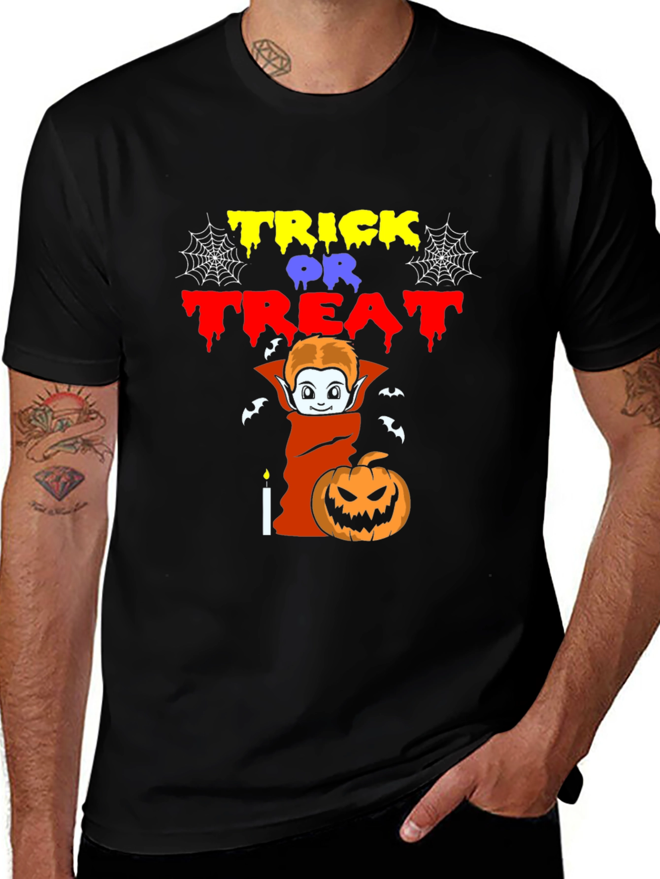 Variant 7 of Halloween Trick or Treat Graphic T-Shirt