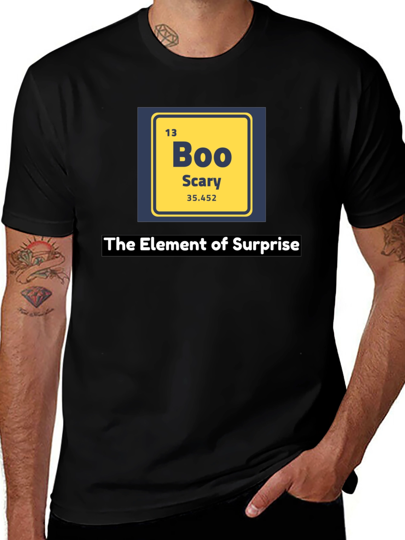 Variant 19 of Boo Scary - The Element of Surprise T-Shirt