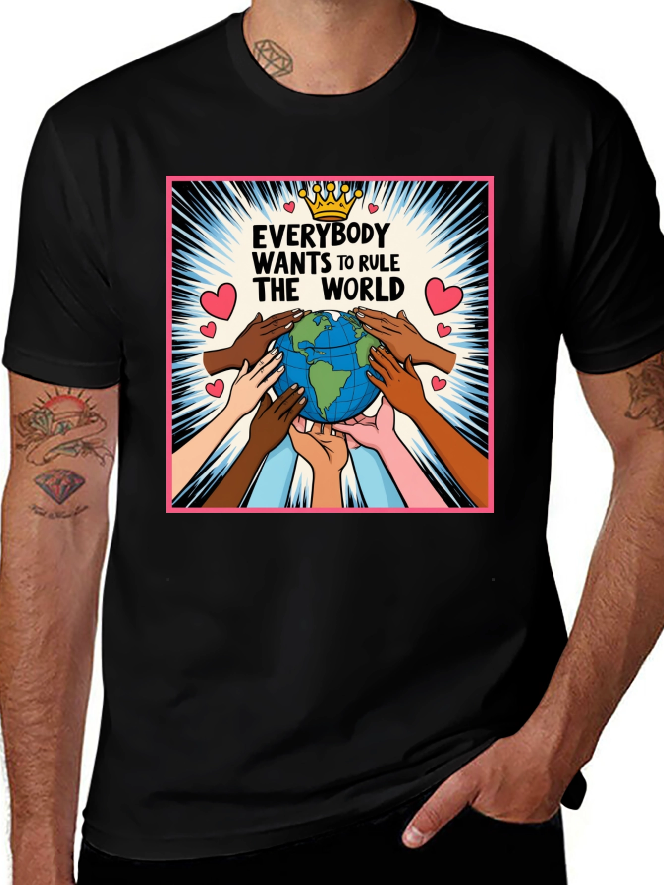 Variant 23 of Everybody Wants to Rule the World T-Shirt