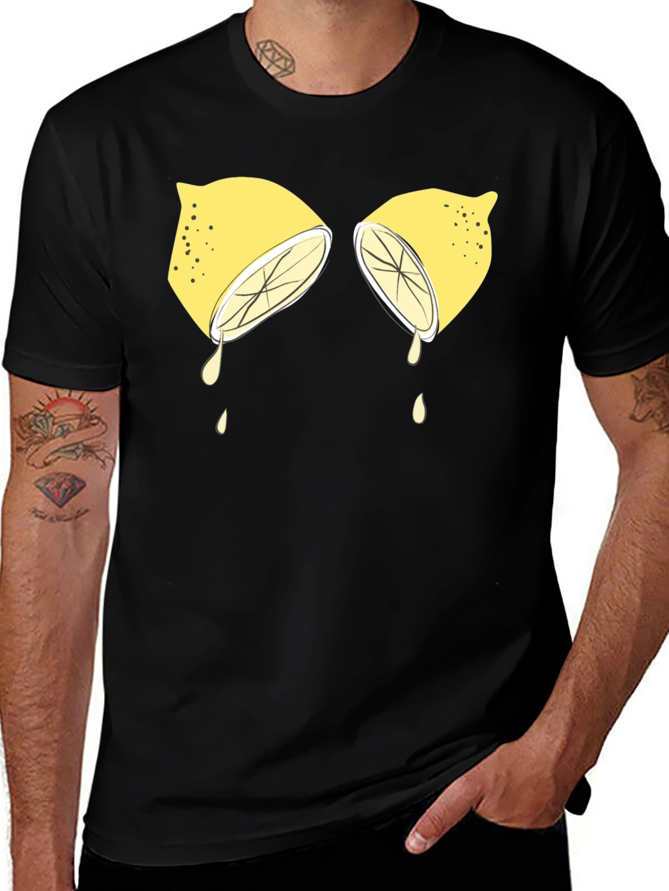 Variant 30 of Funny Lemon Halves T-Shirt
