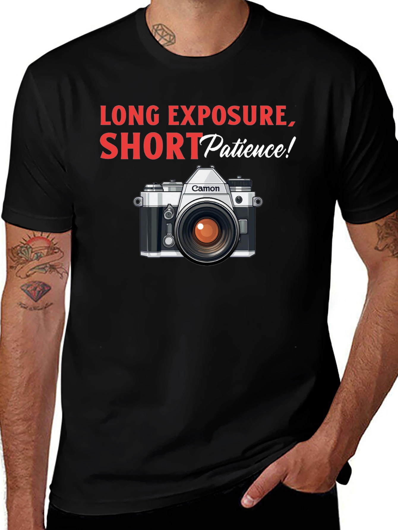 Variant 21 of Long Exposure, Short Patience - Photography T-Shirt
