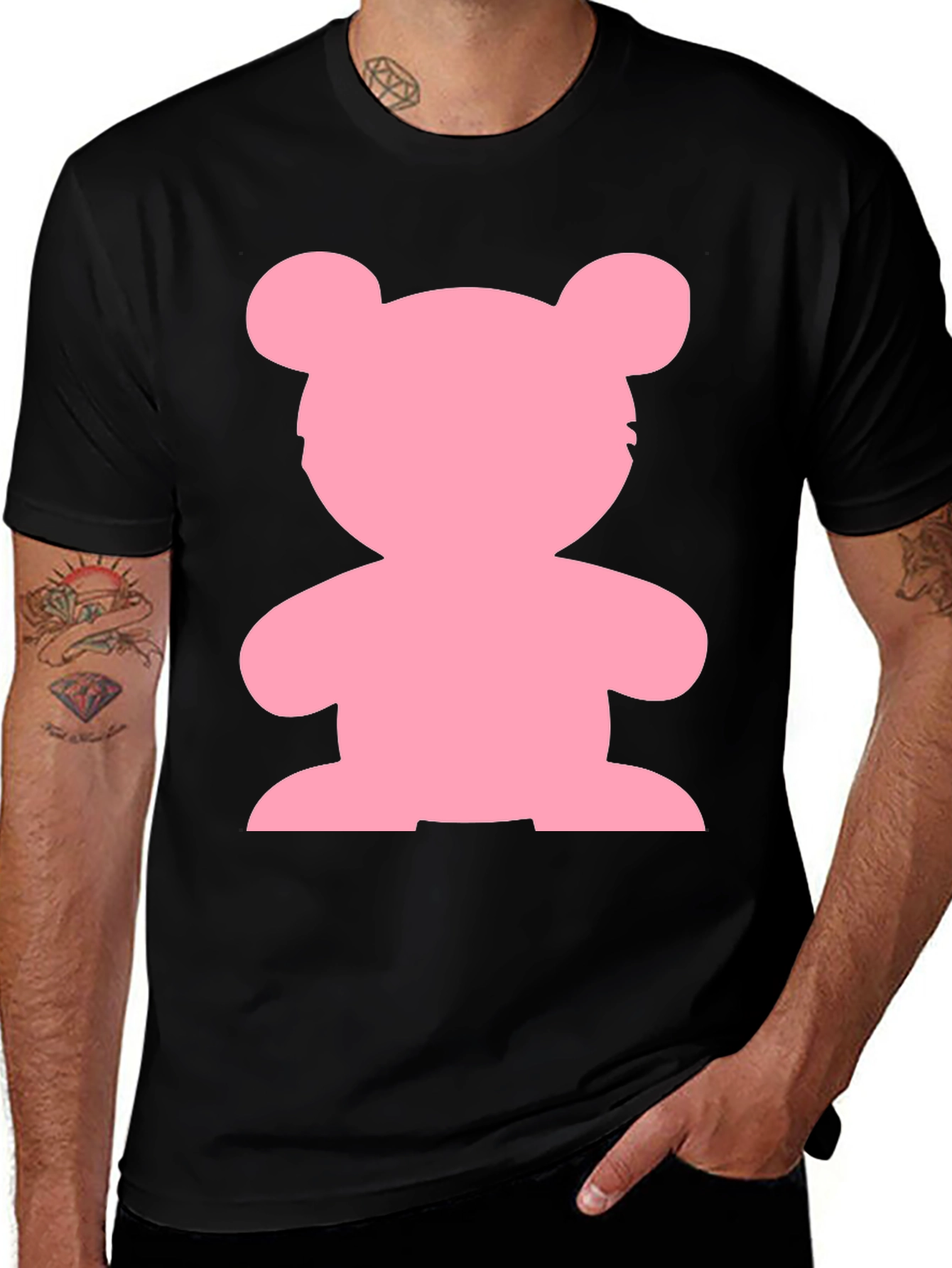 Variant 21 of Teddy Bear Graphic Tee - Soft Cotton Blend