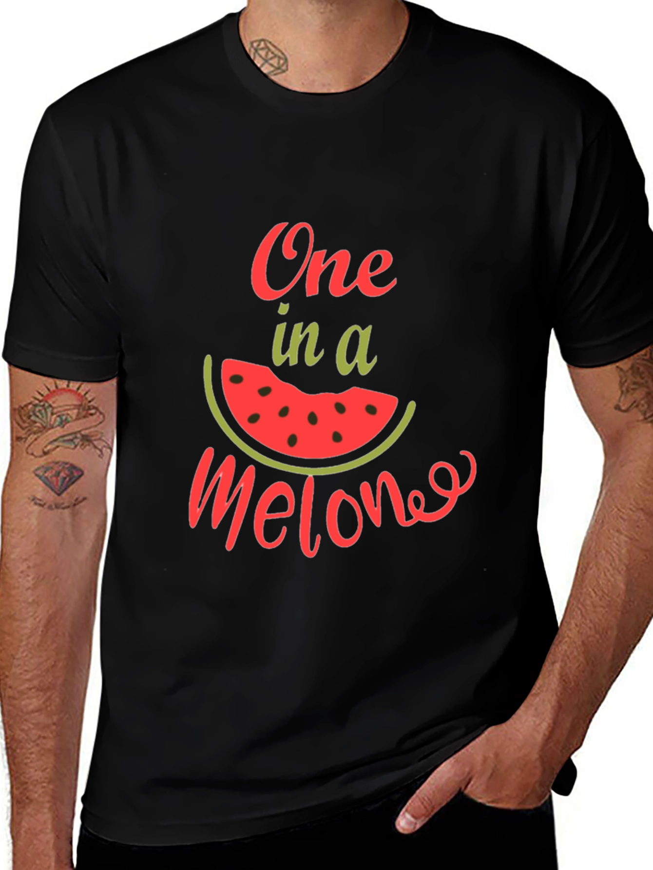 Variant 8 of One in a Melon Graphic T-Shirt