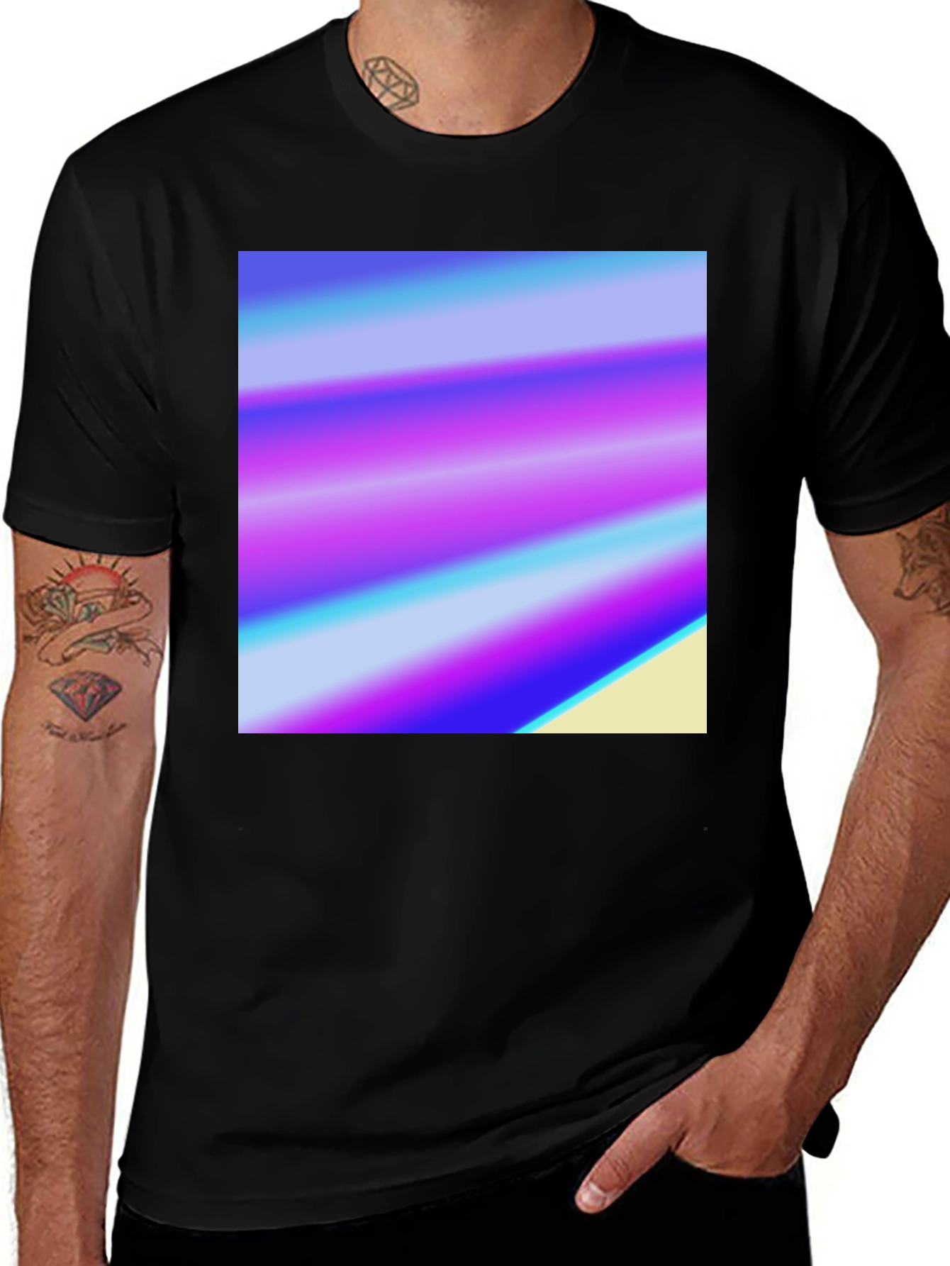 Variant 10 of Abstract T-Shirt - Colorful Neon Design