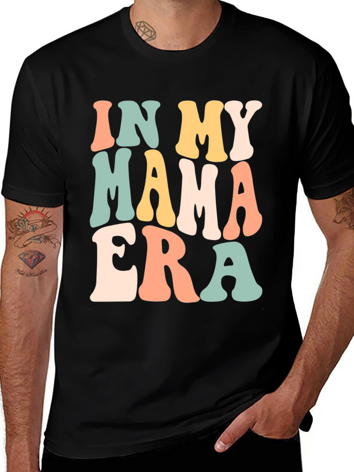 Variant 4 of In My Mama Era Retro Graphic Tee