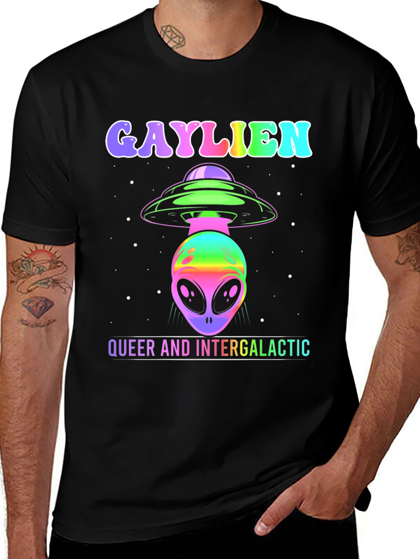 Gaylien T-Shirt - Queer and Intergalactic Design