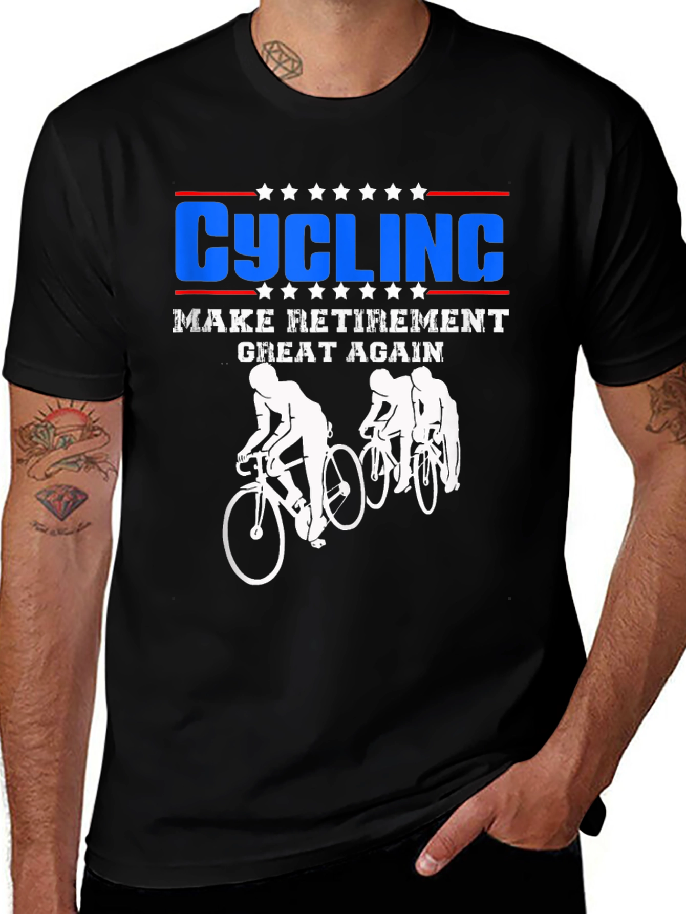 Variant 2 of Cycling Make Retirement Great Again T-Shirt