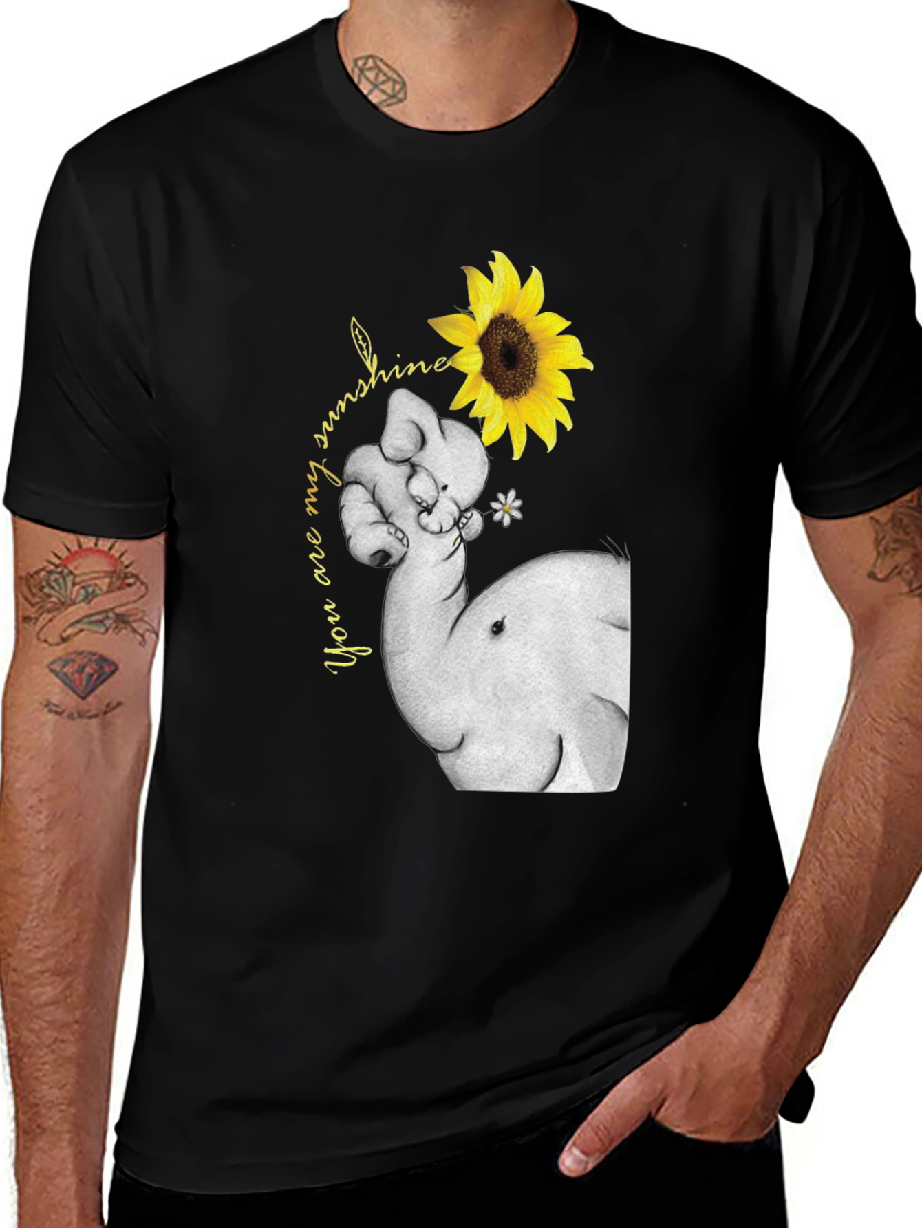 Variant 29 of Elephant 'You are my sunshine' Graphic T-Shirt