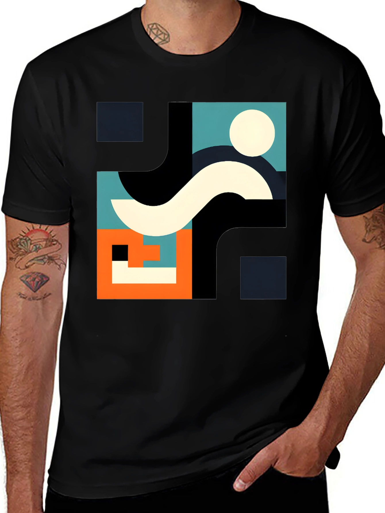 Variant 10 of Abstract Geometric Graphic Tee