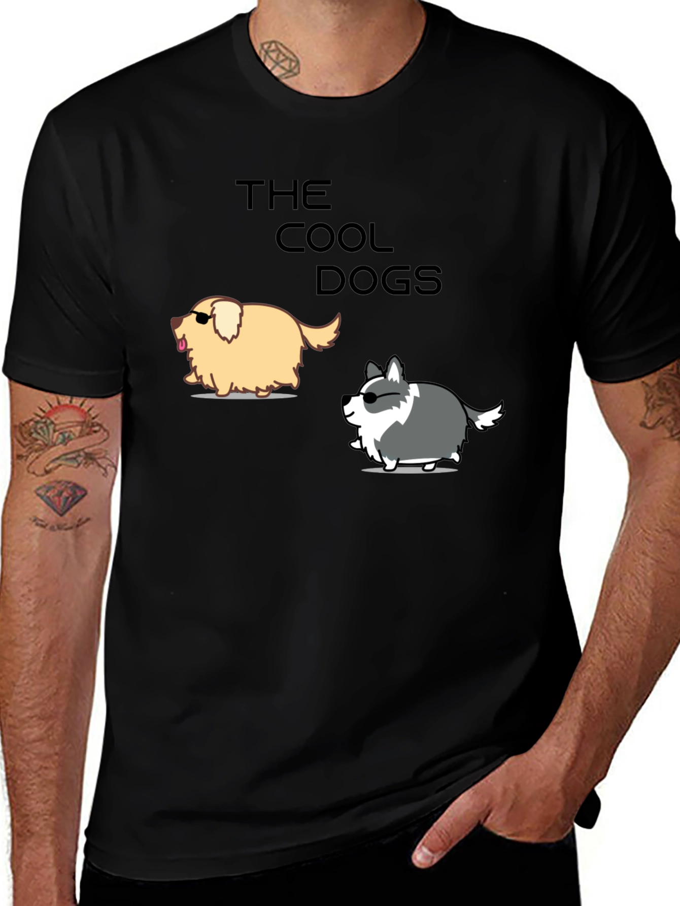 Variant 22 of Cool Dogs Graphic T-Shirt