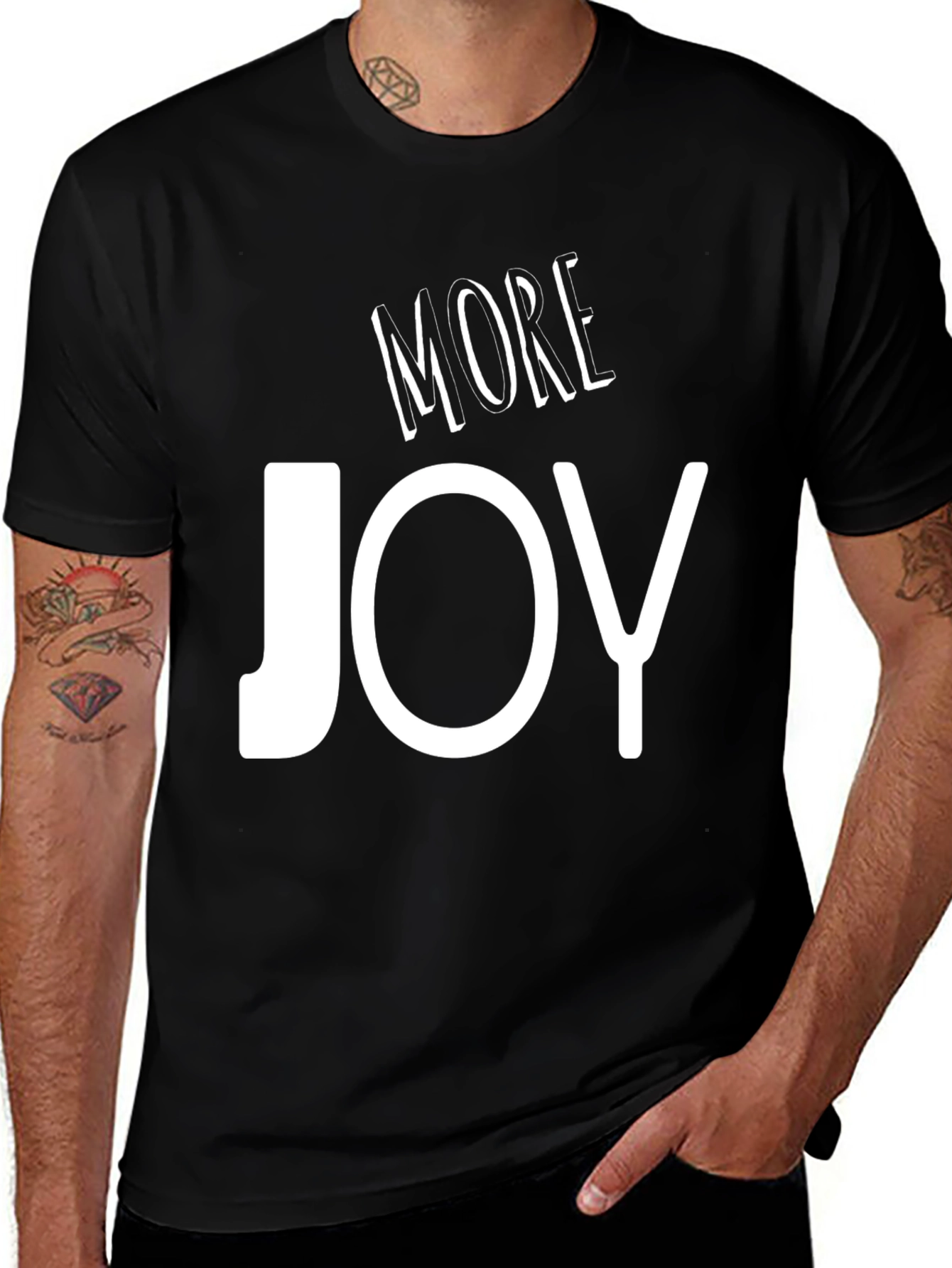 Variant 3 of More Joy Black Graphic T-Shirt