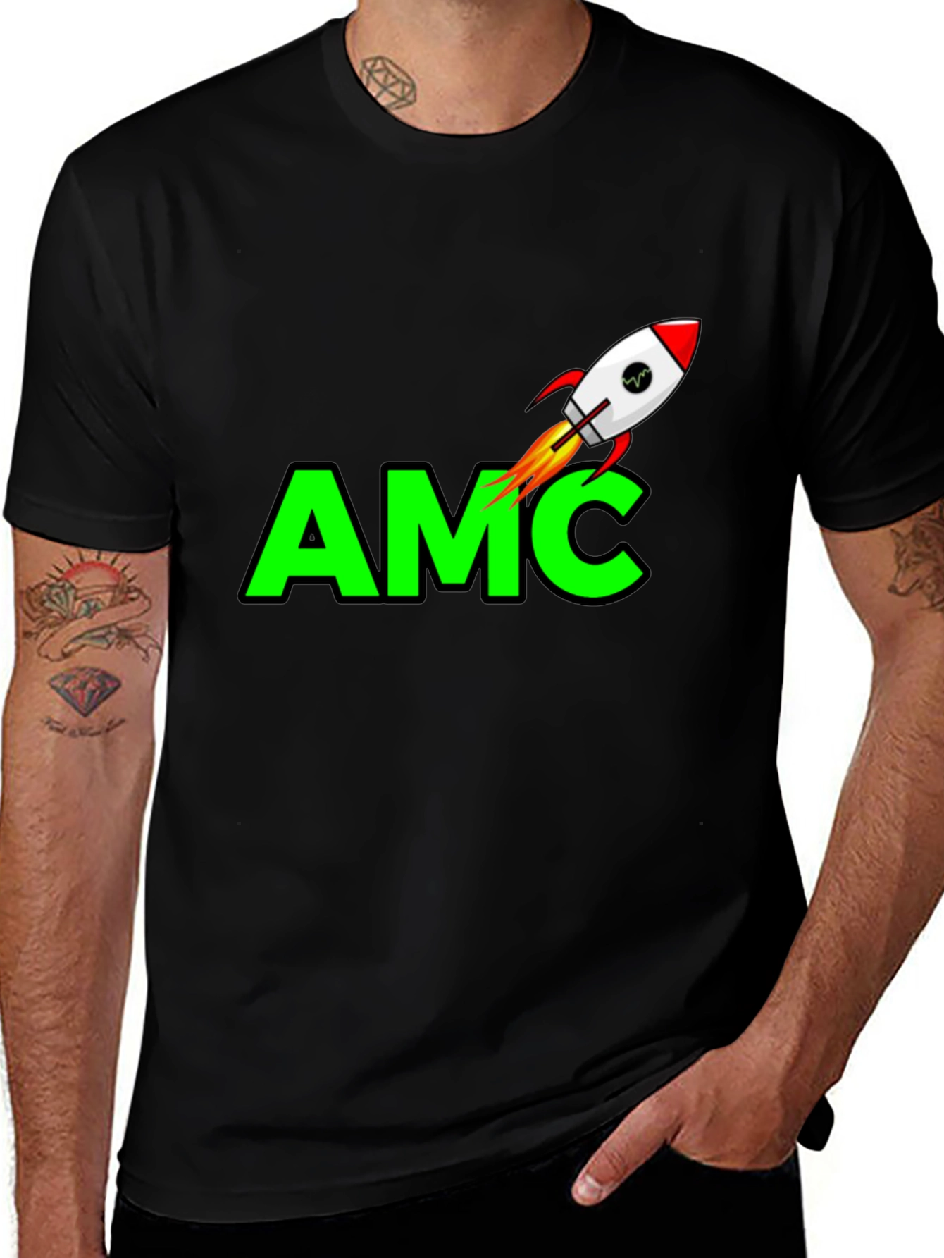 AMC Rocket Black T-Shirt