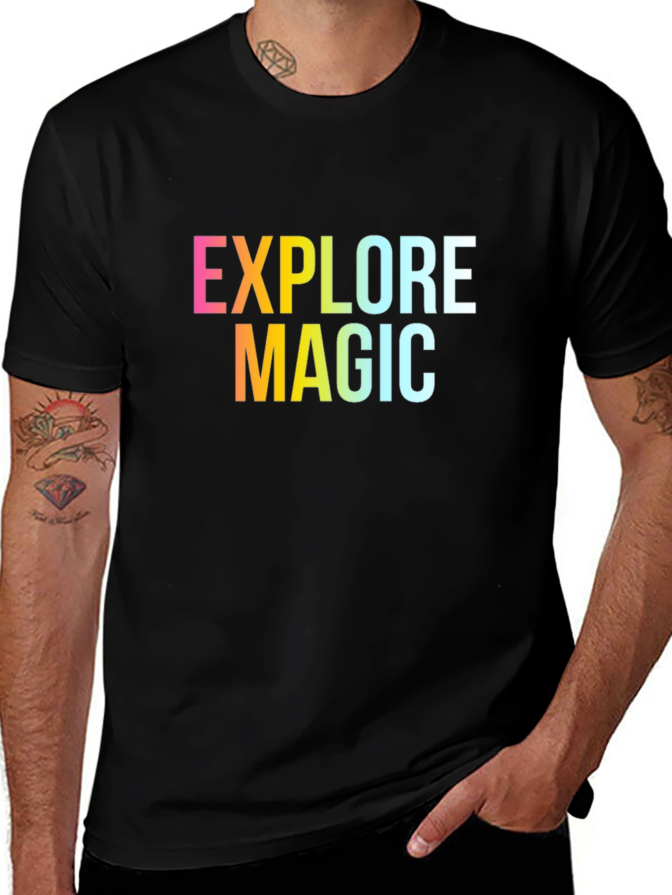 Variant 3 of Explore Magic Graphic Tee - Stylish Unisex T-Shirt