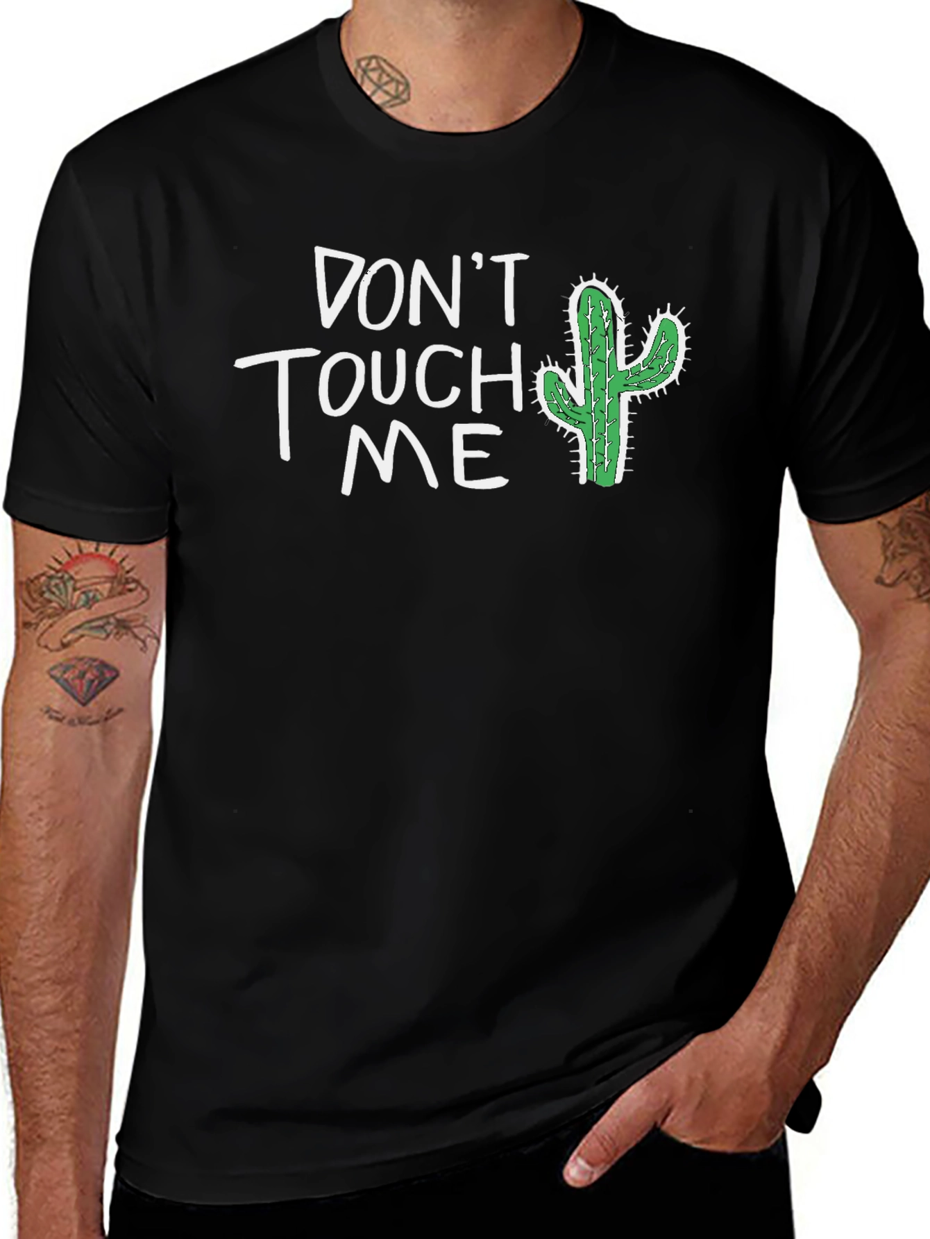 Variant 7 of Don't Touch Me Cactus Graphic Tee