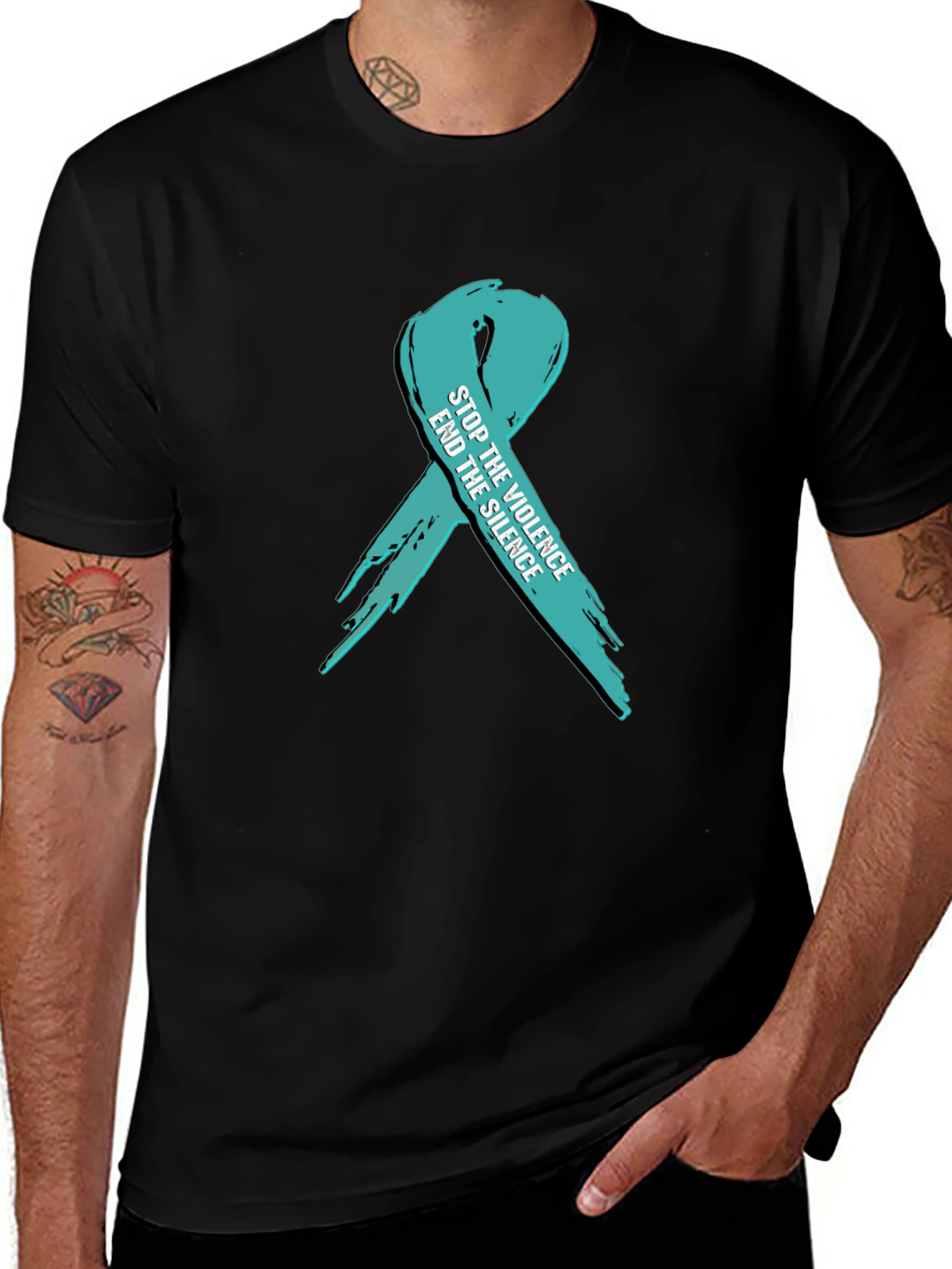 Stop the Violence Ribbon T-Shirt